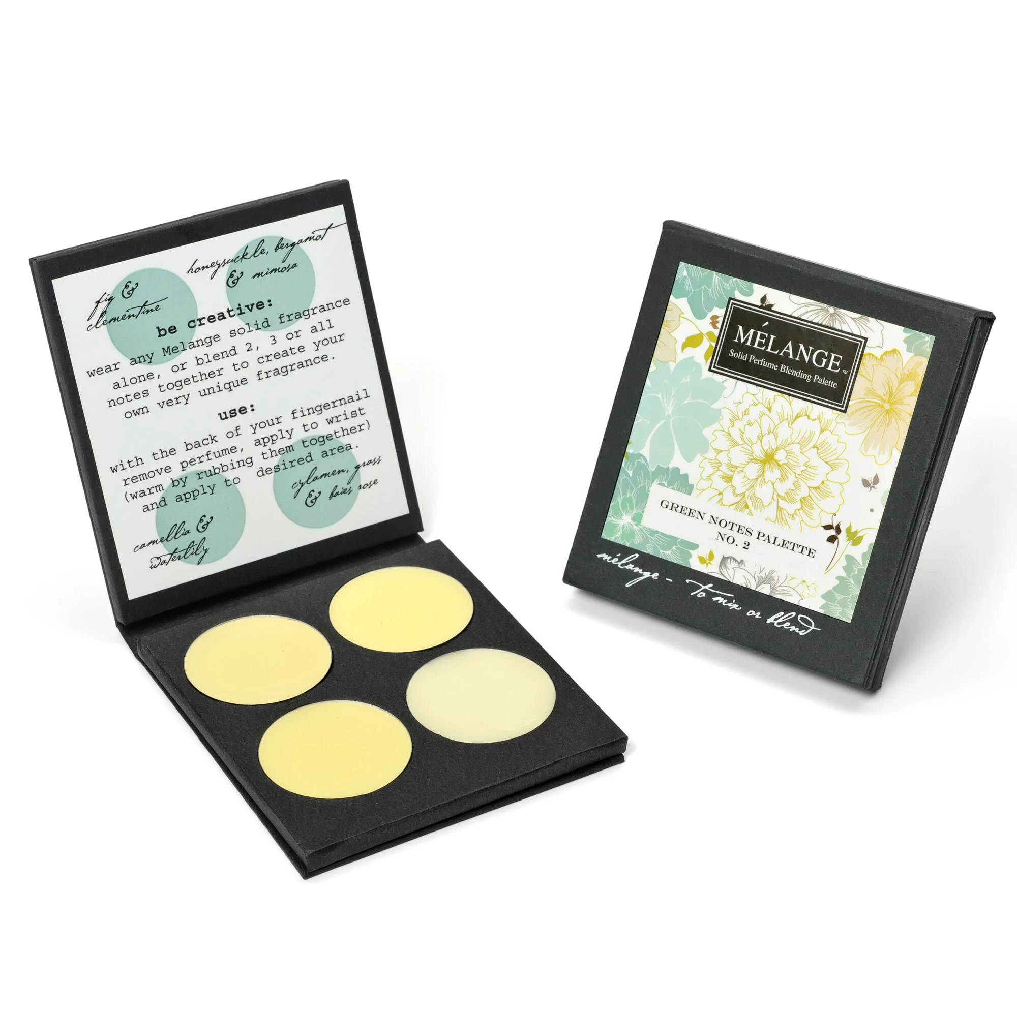 Solid Perfume Blending Palette: Green Notes No. 2