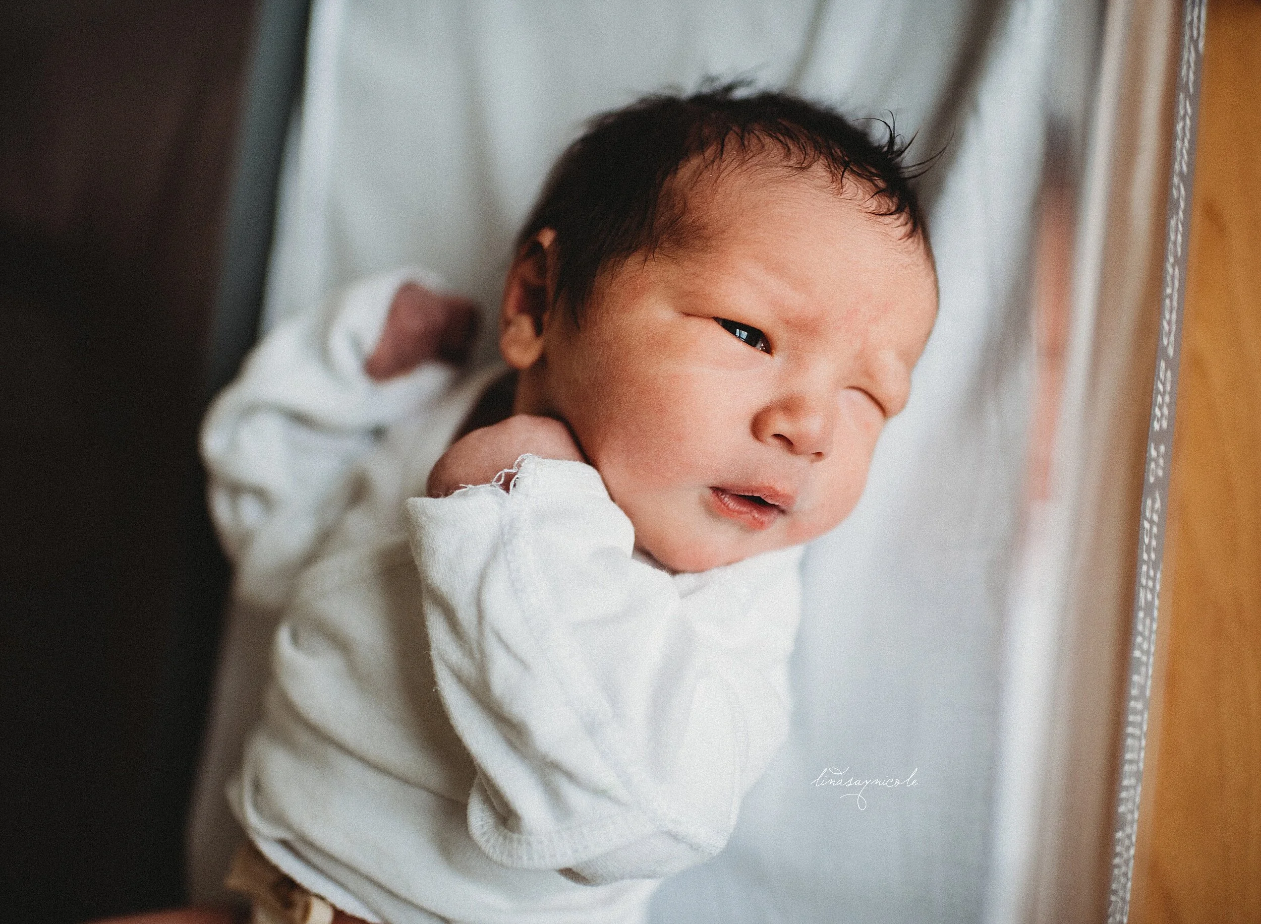Capturing That Newborn Freshness in the Hospital (Dayton, Oh Fresh 48 Photographer}
