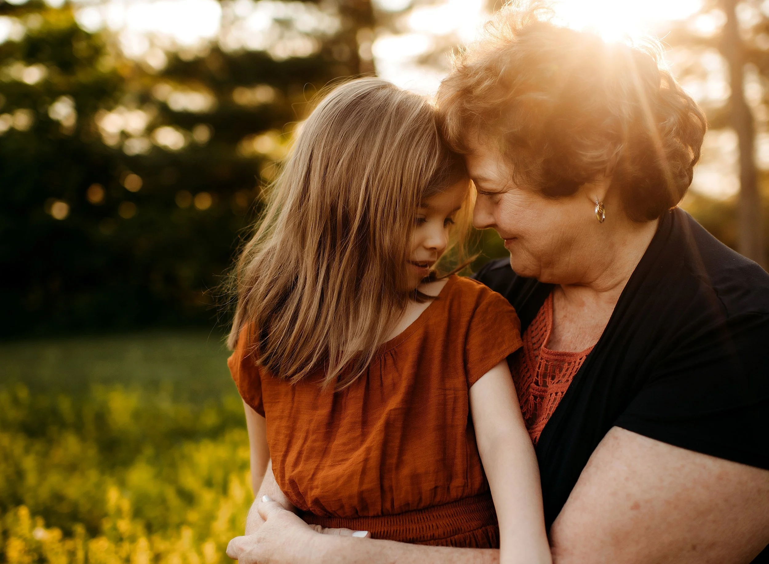 grandma and granddaughter