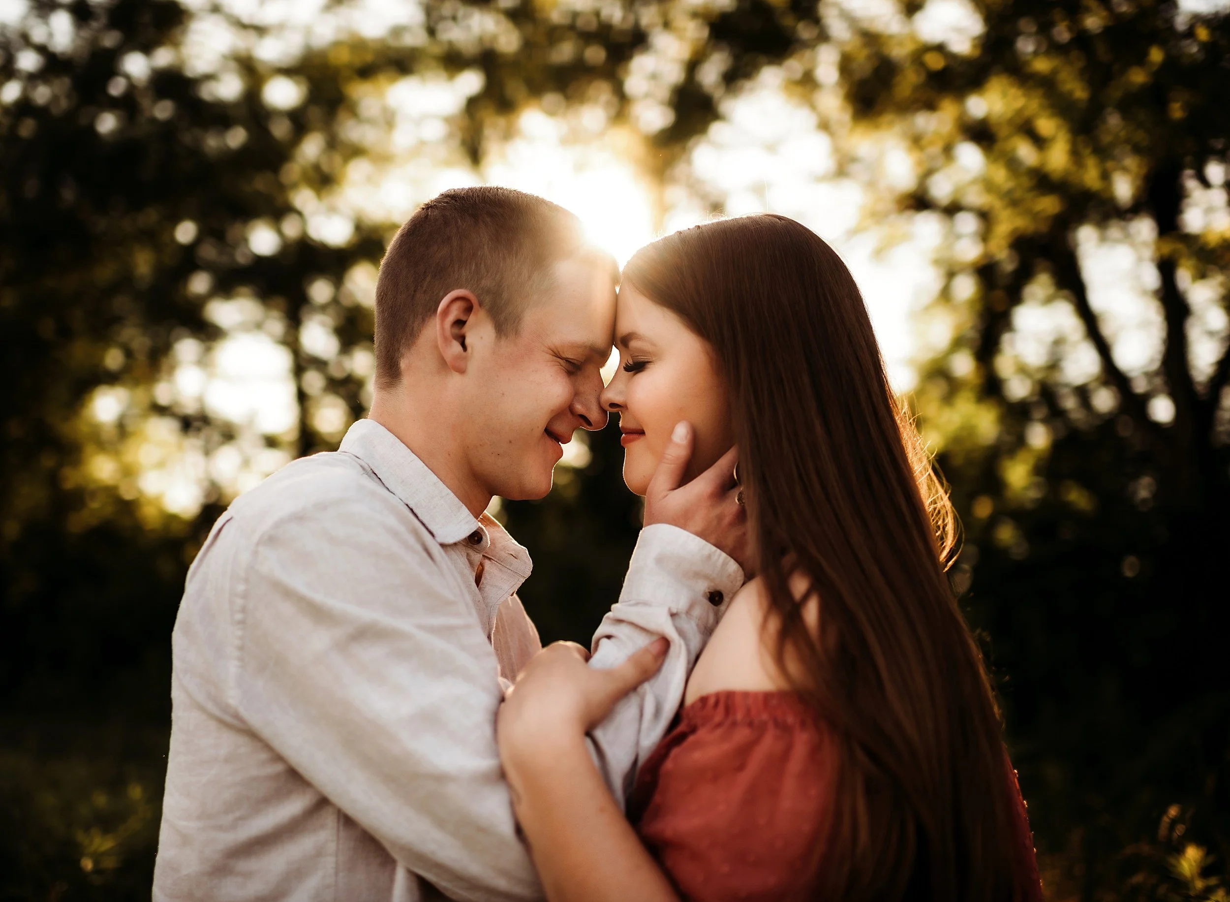 couple having a quiet moment