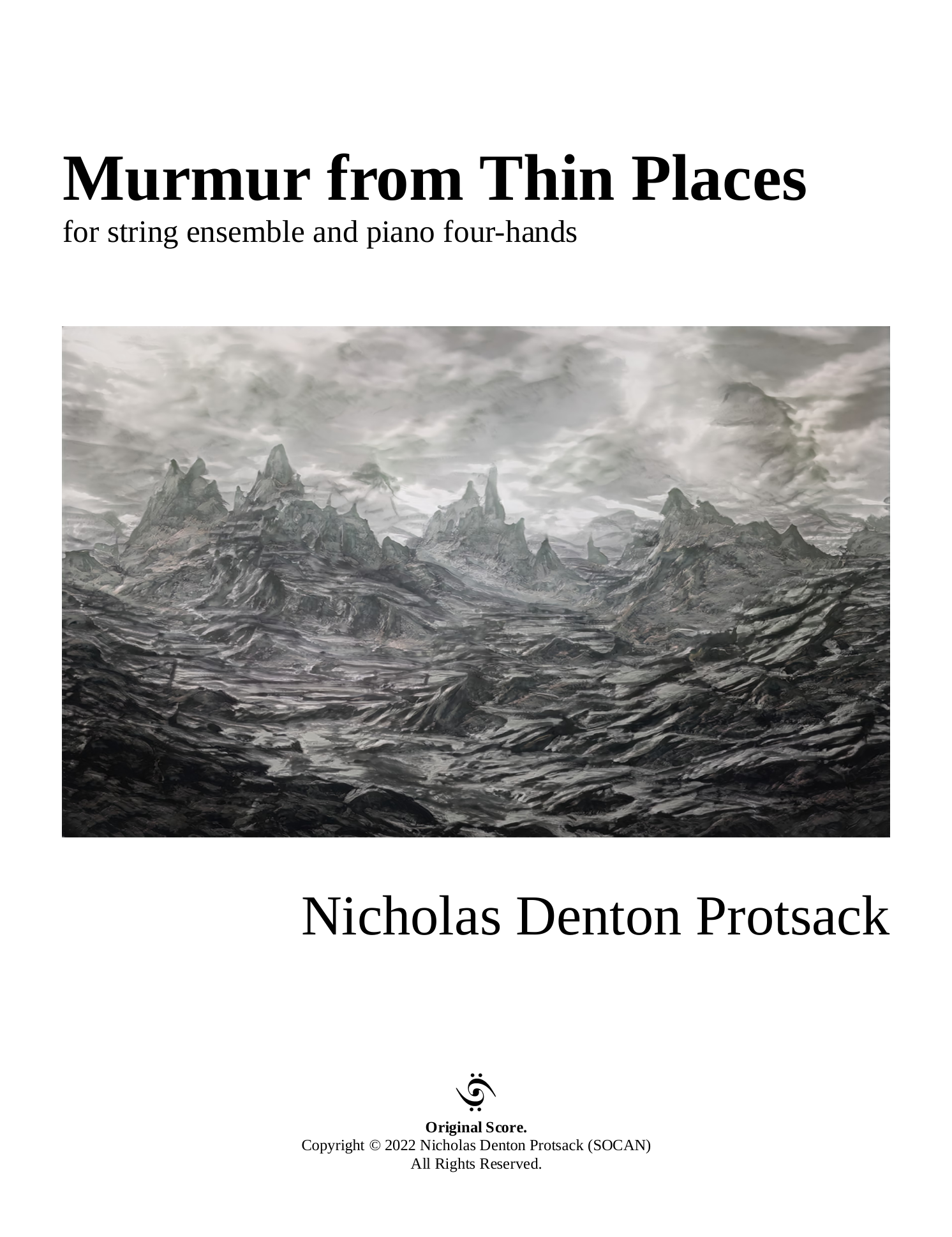 Murmur From Thin Places - Digital Score