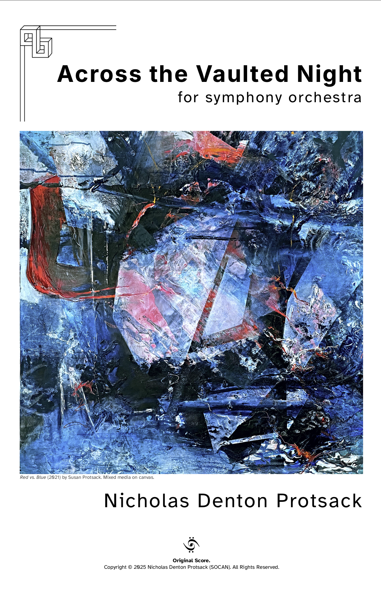 Across the Vaulted Night - Digital Score