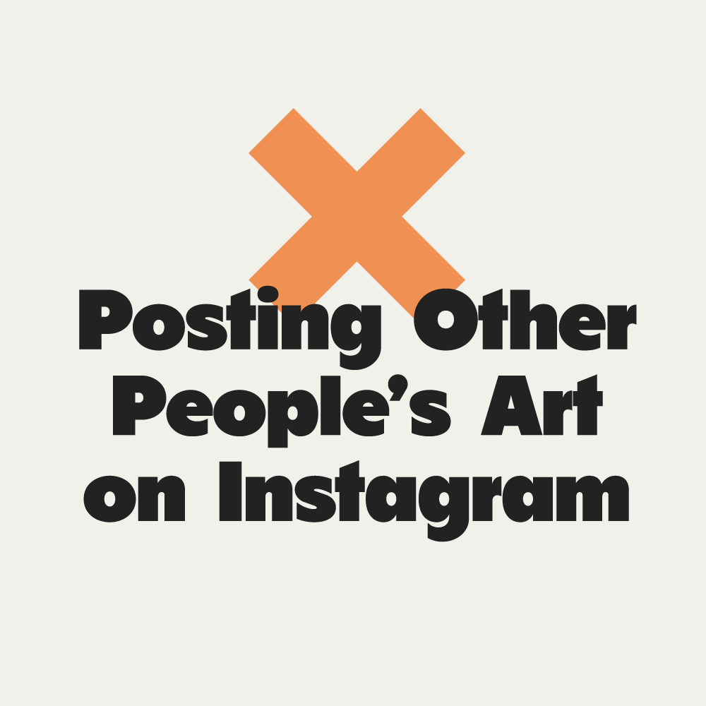 Posting Other People’s Photos or Art on Instagram — Mushaboom Studio
