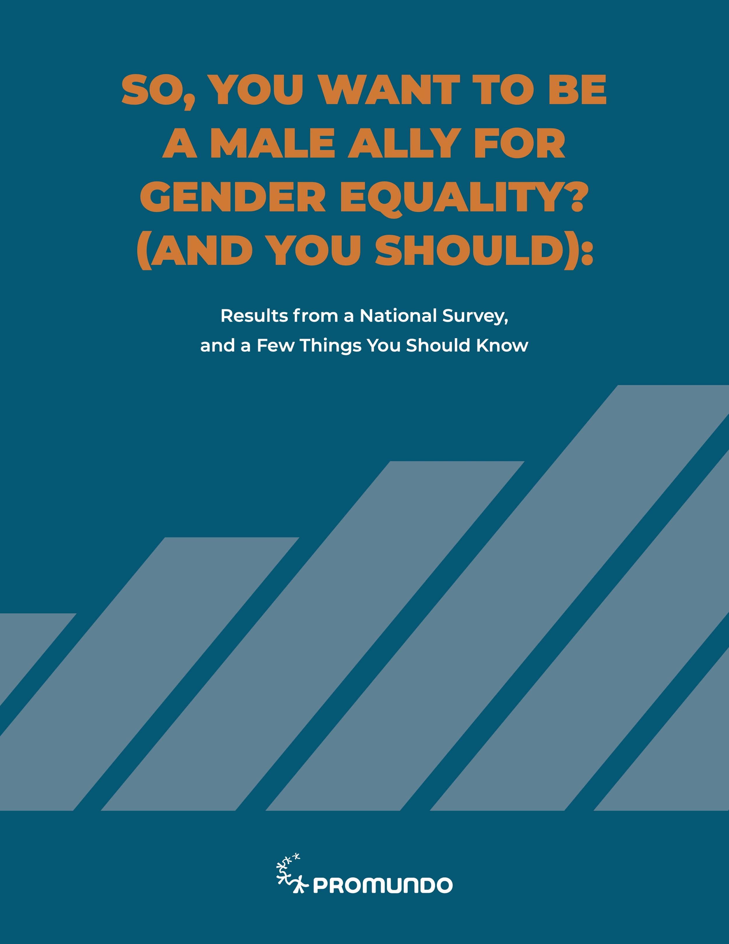 So, You Want to Be a Male Ally for Gender Equality? (And You Should): Results From a National Survey, and a Few Things You Should Know