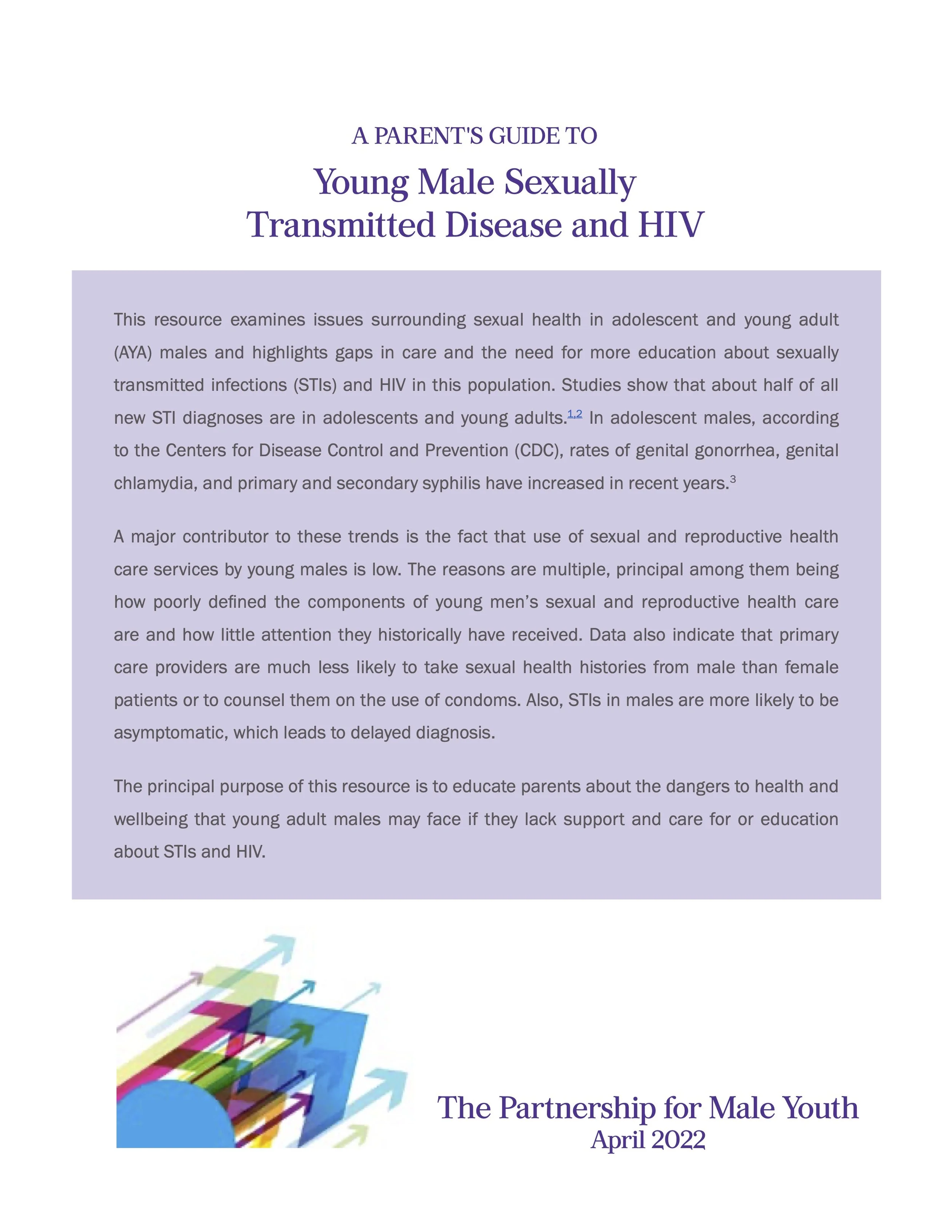 A Parent’s Guide to Young Male Sexually Transmitted Disease and HIV