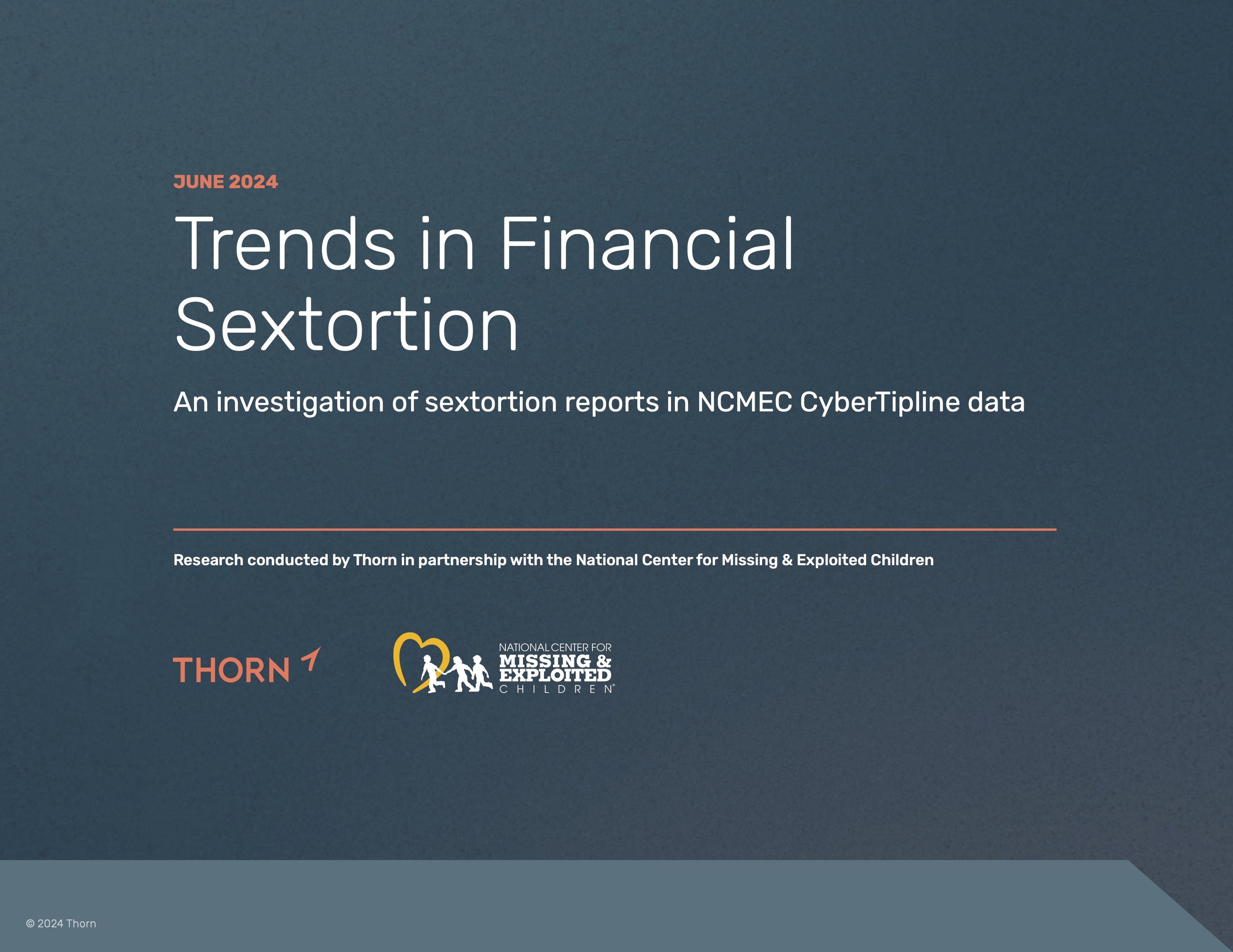 Trends in Financial Sextortion: An investigation of sextortion reports in NCMEC CyberTipline data