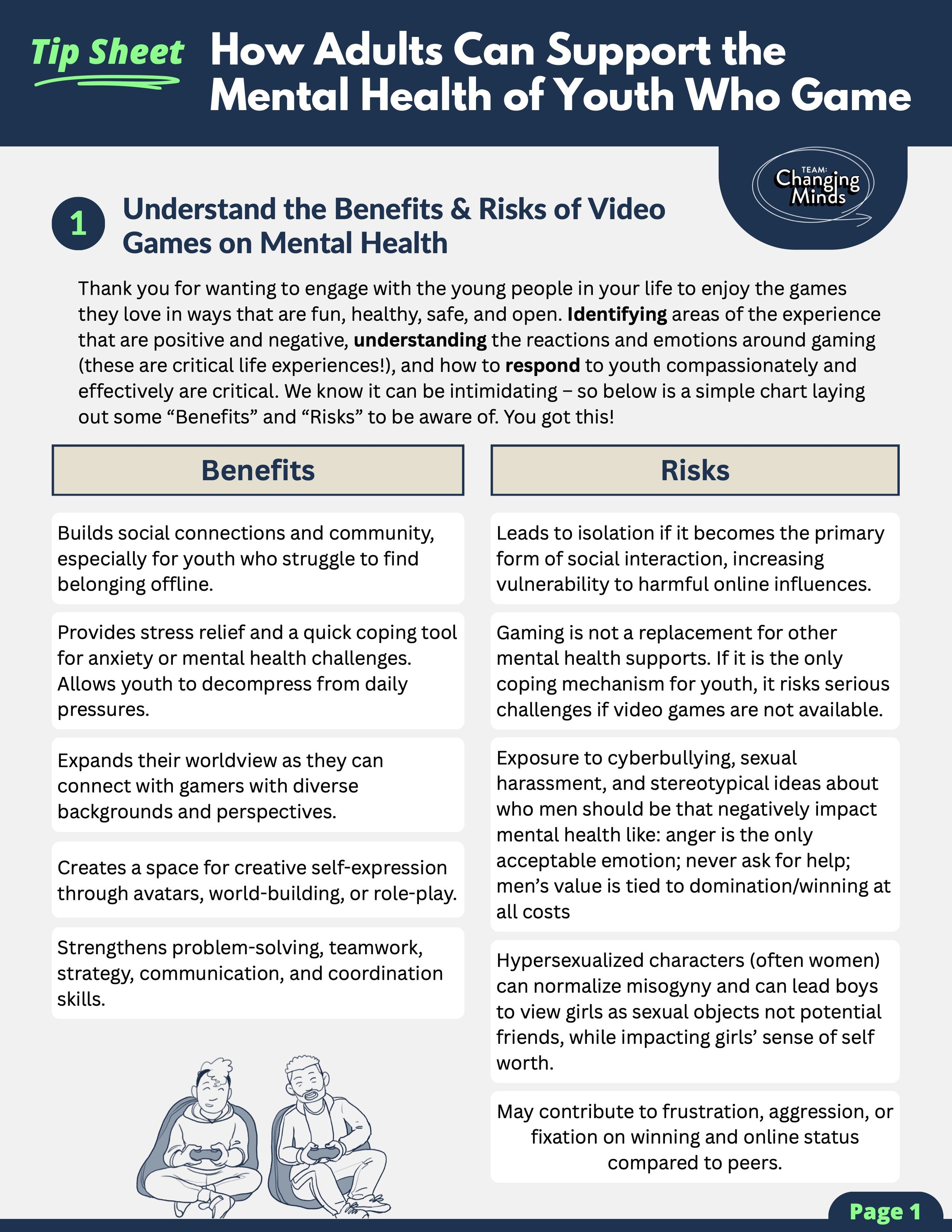 How Adults Can Support the Mental Health of Youth Who Game