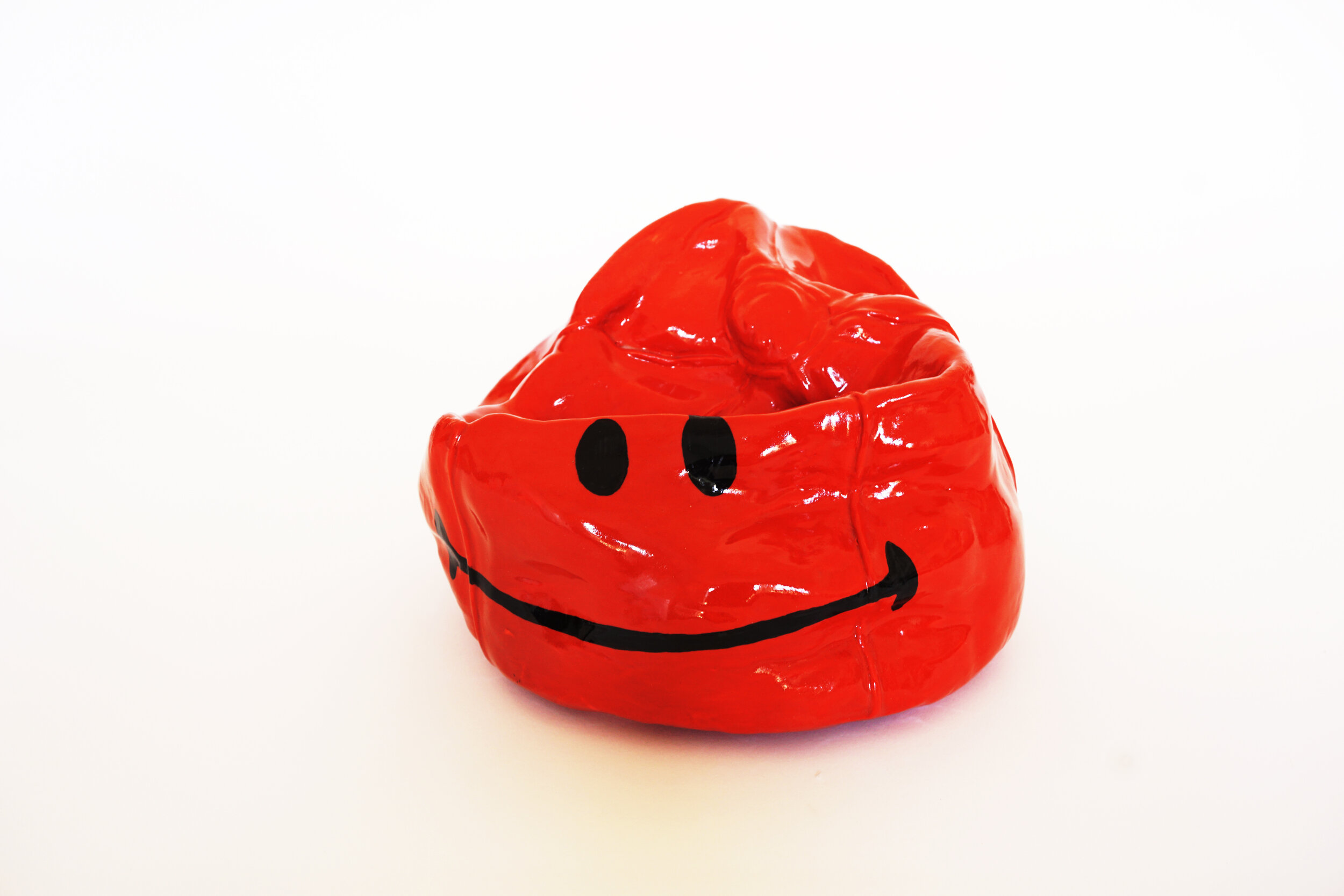Deflated Happy Face Ball
