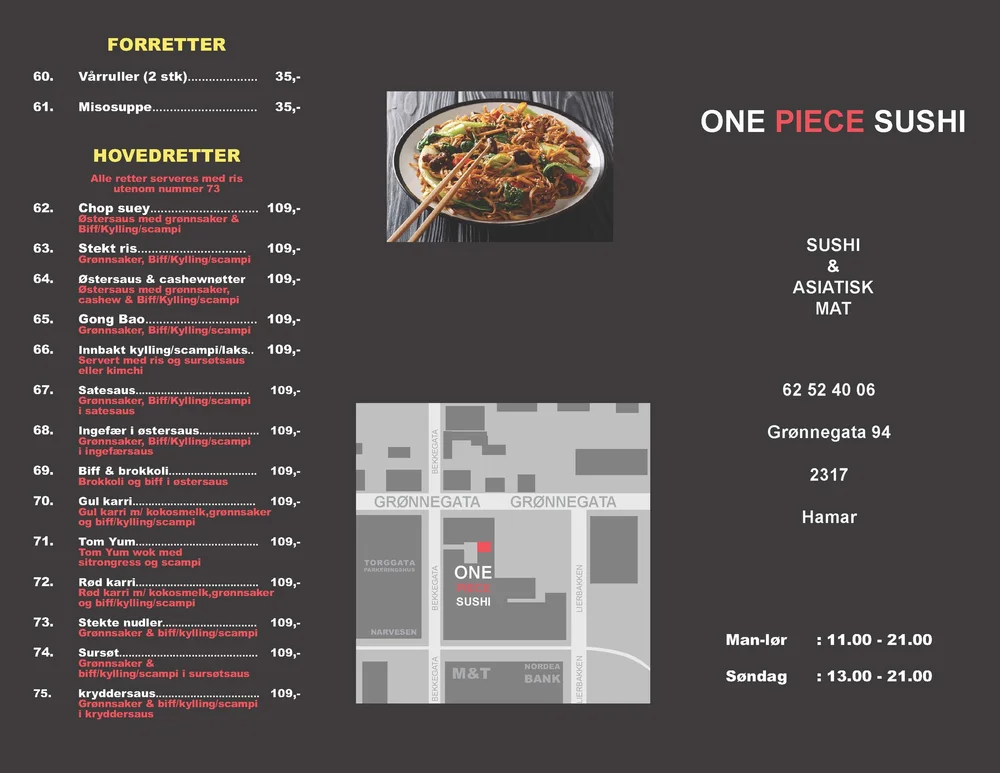 Photo Gallery One Piece Sushi