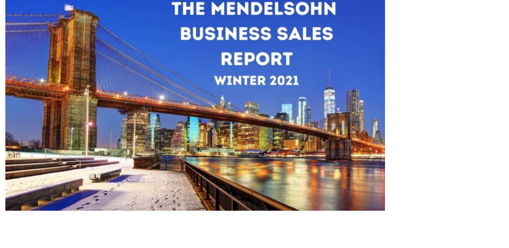 Business Sales Report Winter 2021