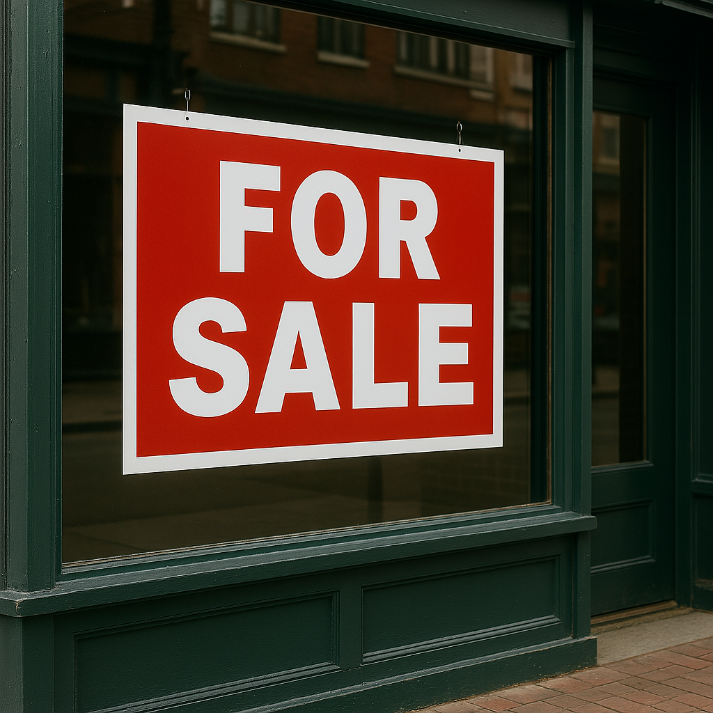 The “For Sale” Sign That Spooked Me This Morning (And Why You Should Never Do It)