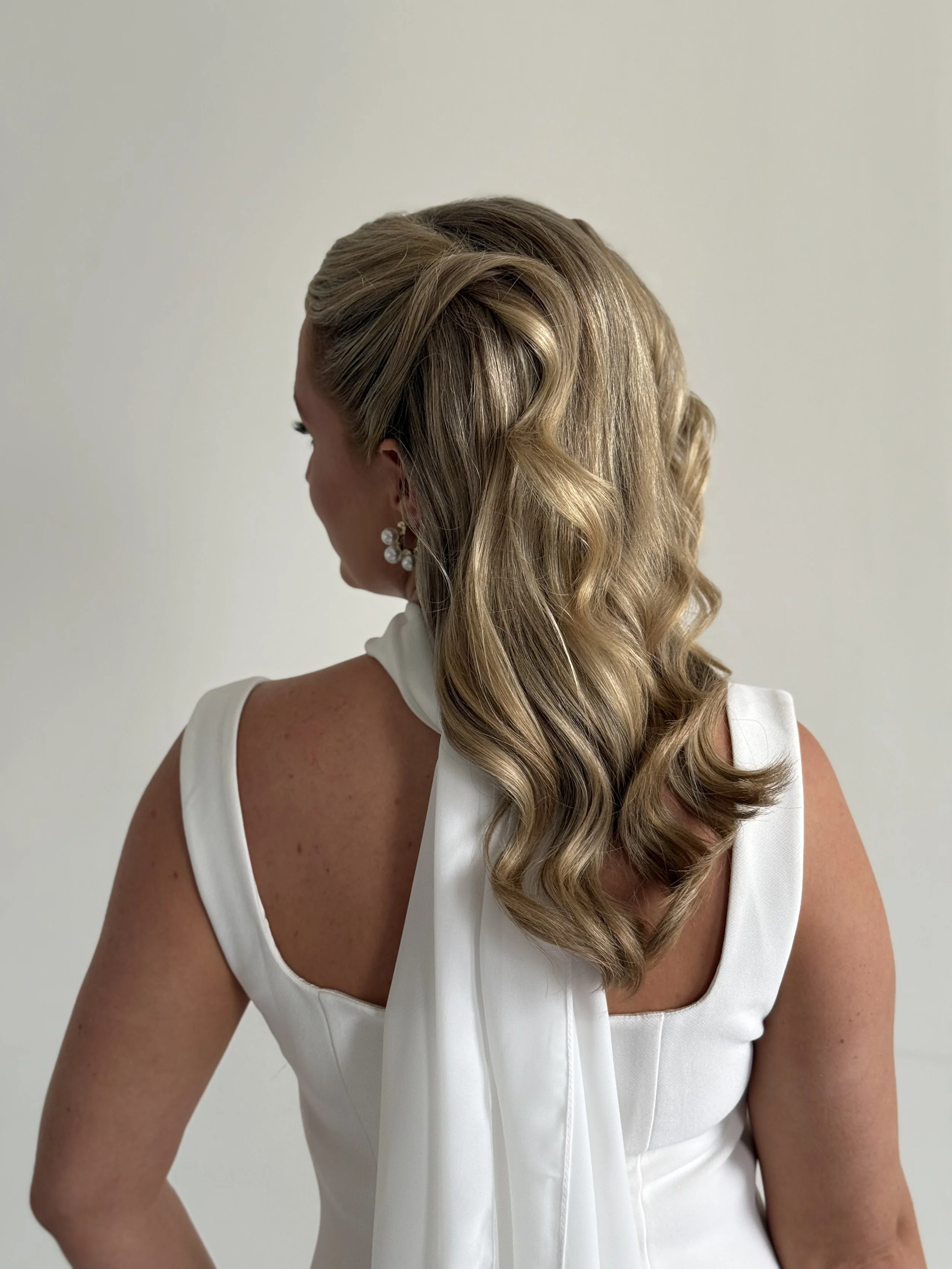 half up bridal hair