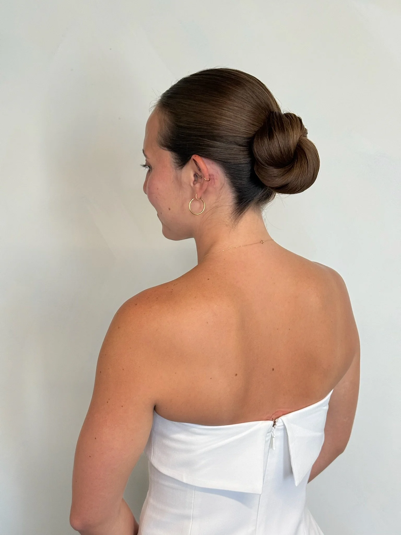 clean smooth bun