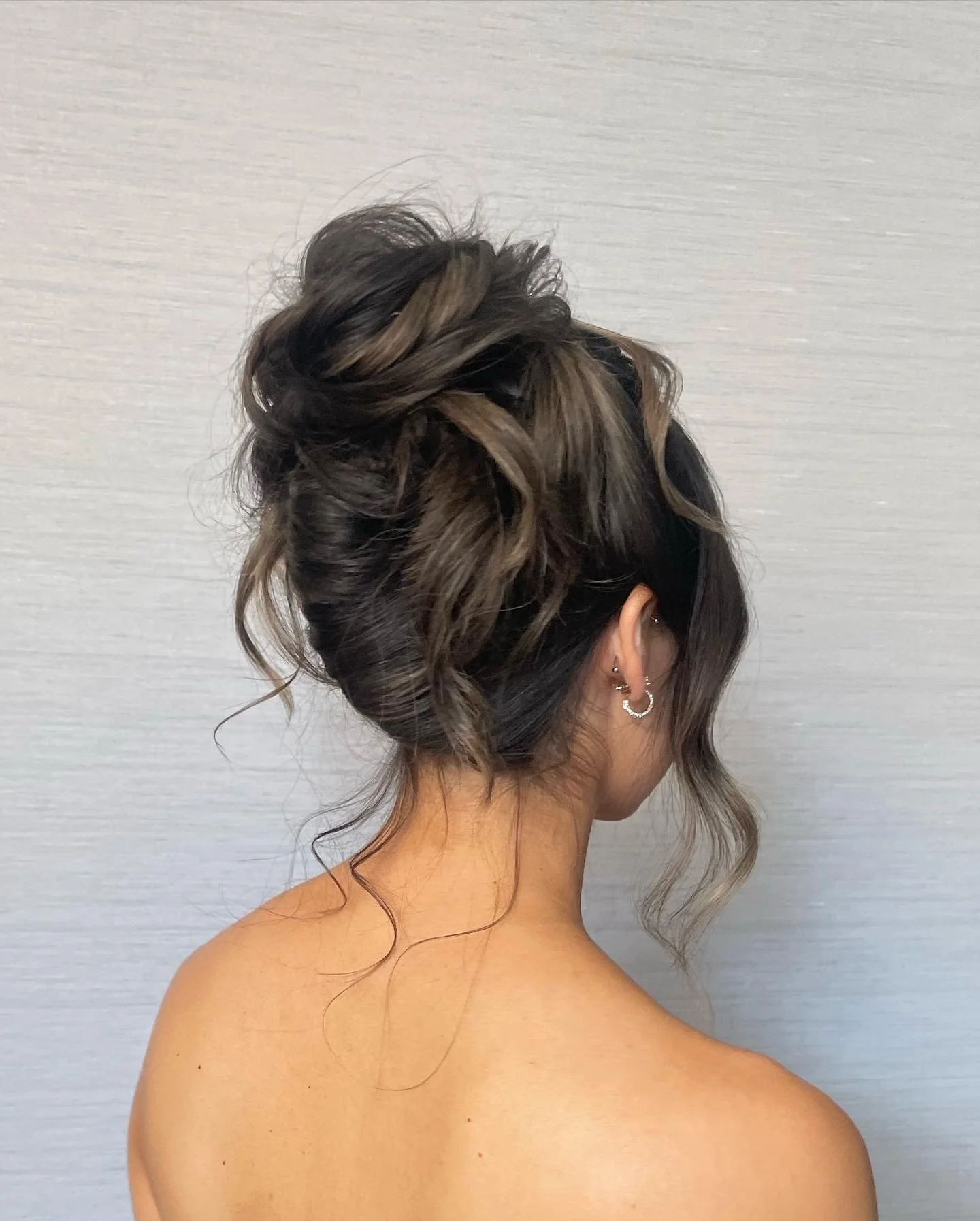 piled high bun