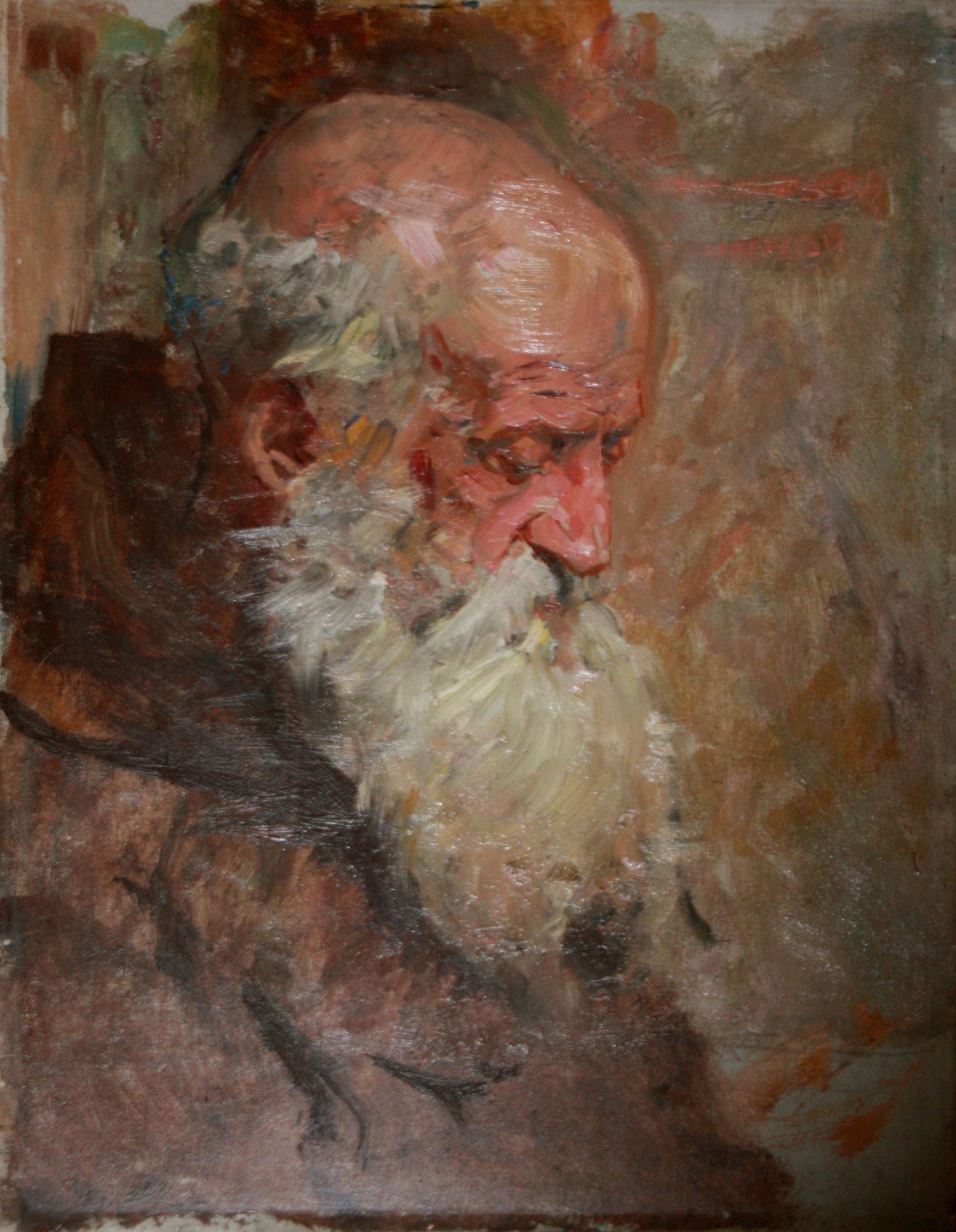 Portrait d’un capucin à la barbe blanche