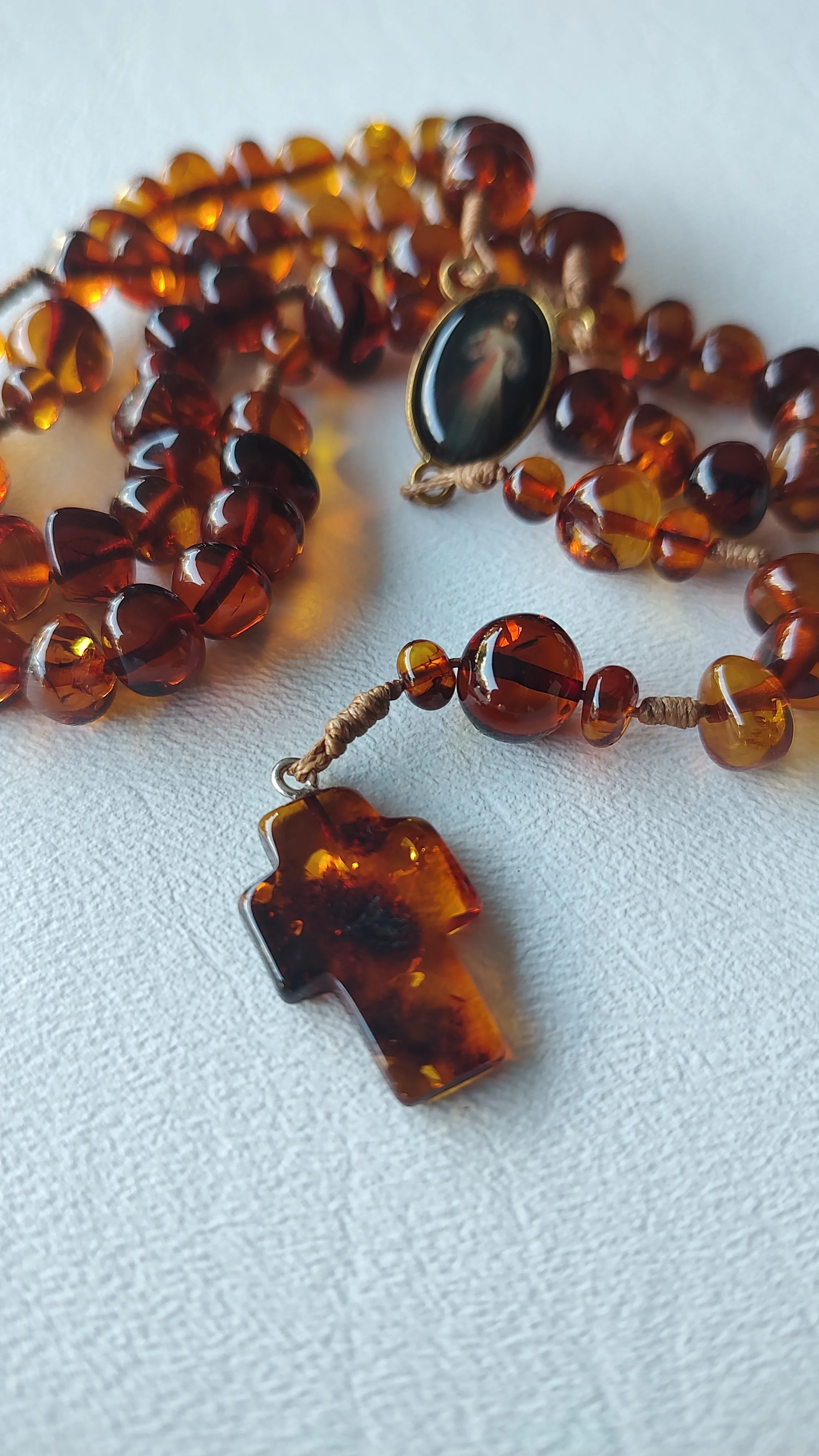 Lithuanian Amber Rosary R447 (Copy)