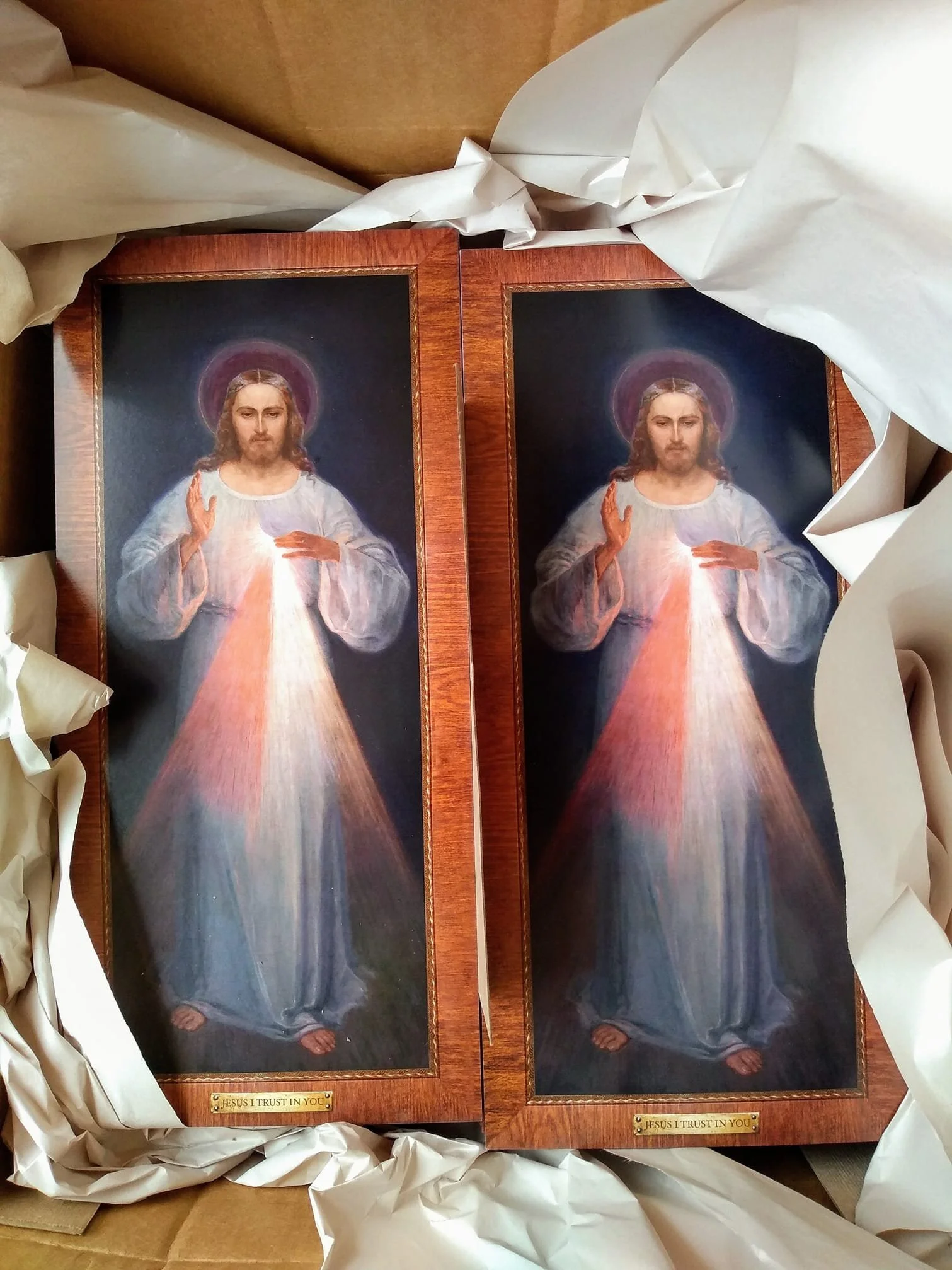 Spanish Impresiones En Papel Imagen Original De La Divina Misericordia Original Divine Mercy