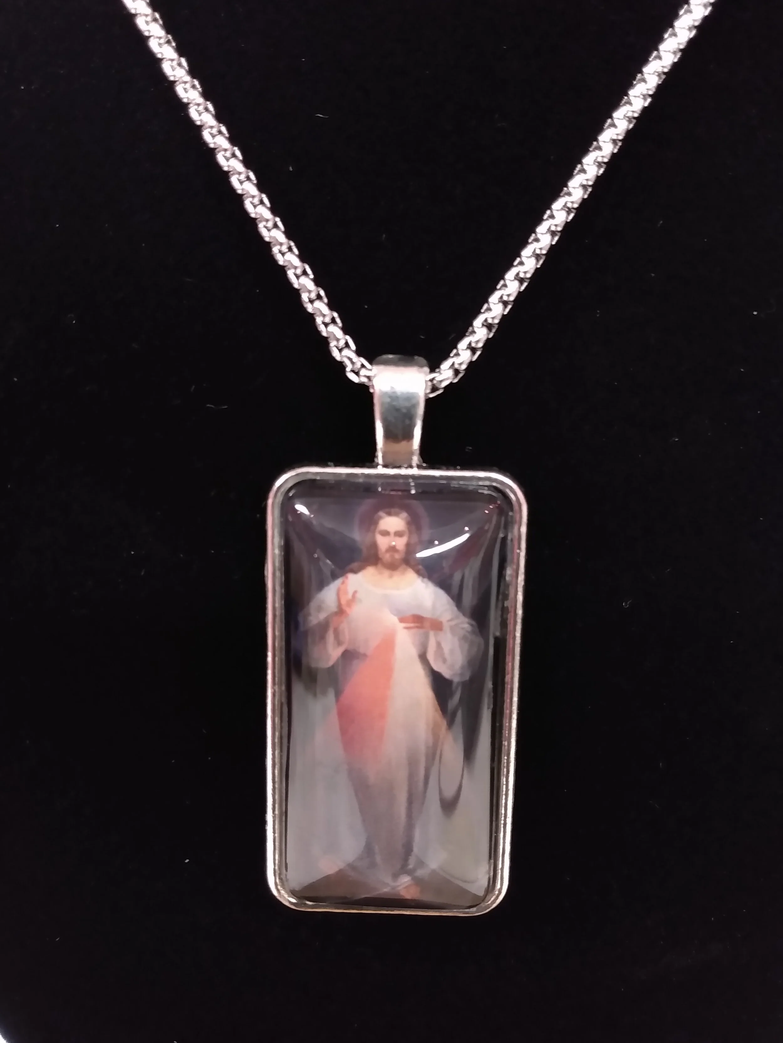 Pendant in Silver — Original Divine Mercy Institute