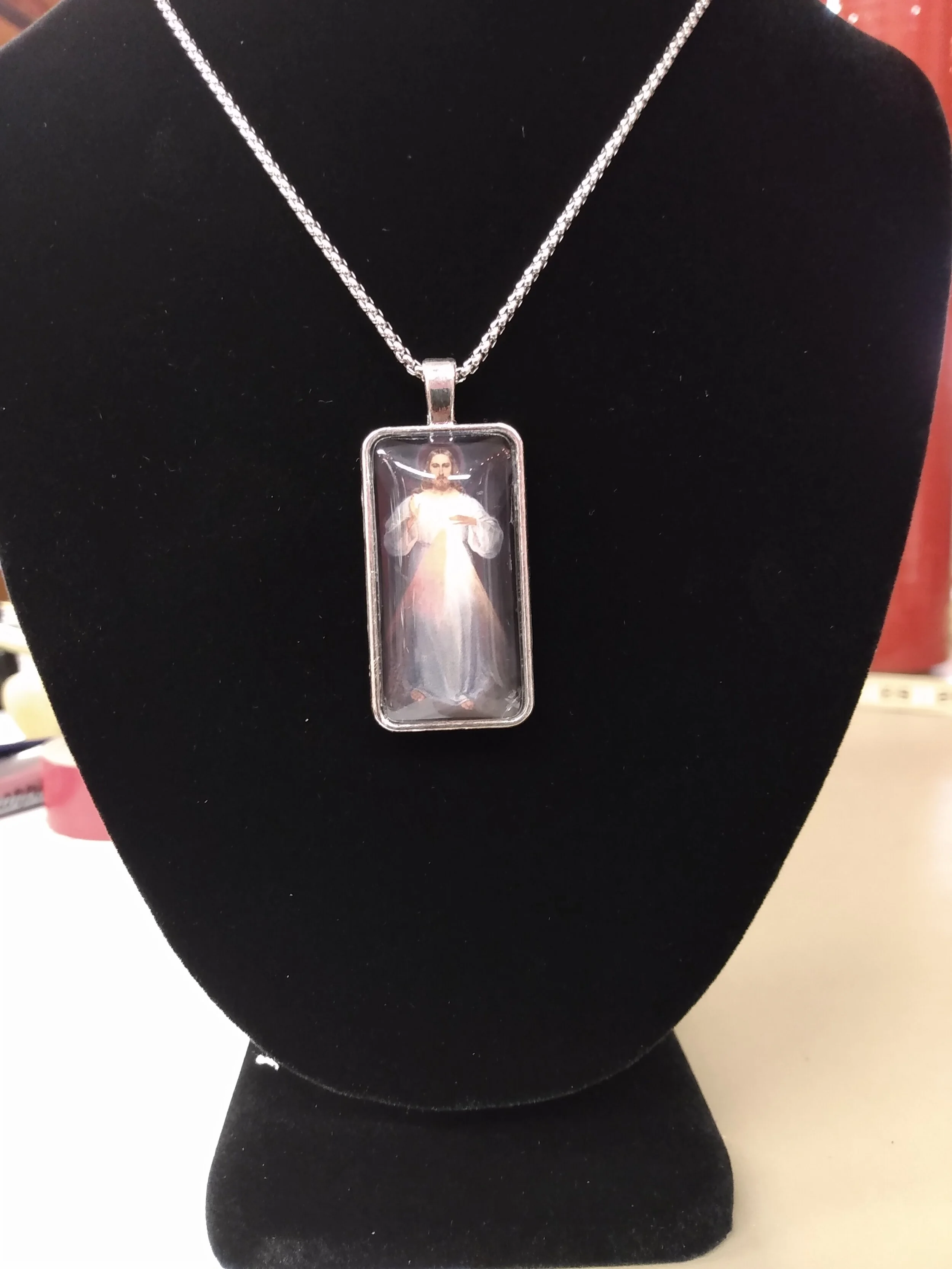 Pendant in Silver — Original Divine Mercy Institute