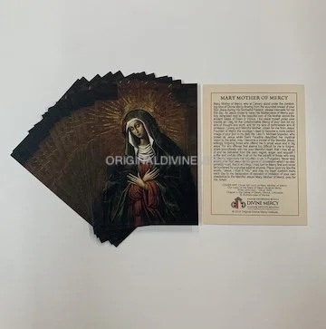 Large Prayer Card – Mary, Mother of Mercy