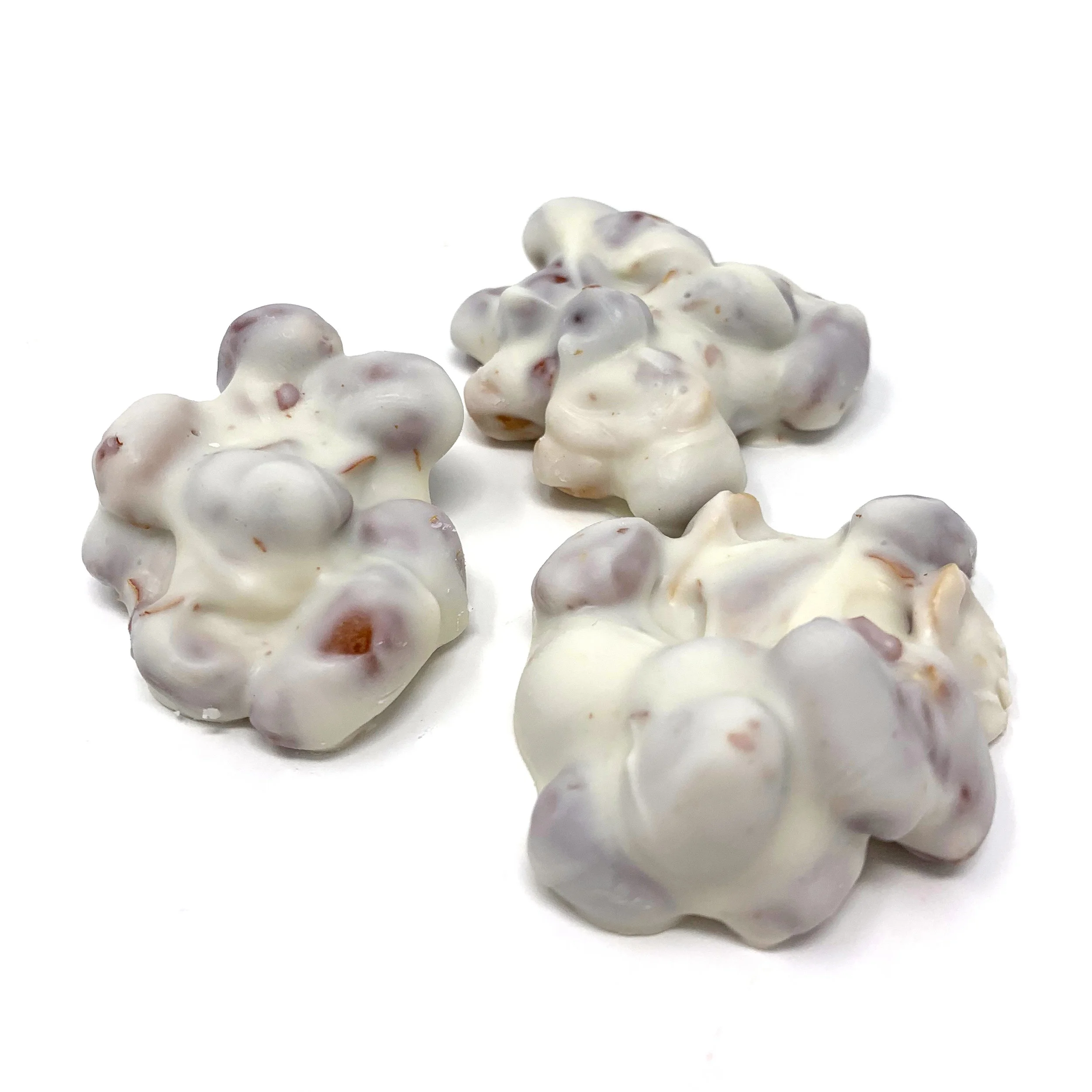 Sugar Free White Coated Peanut Clusters