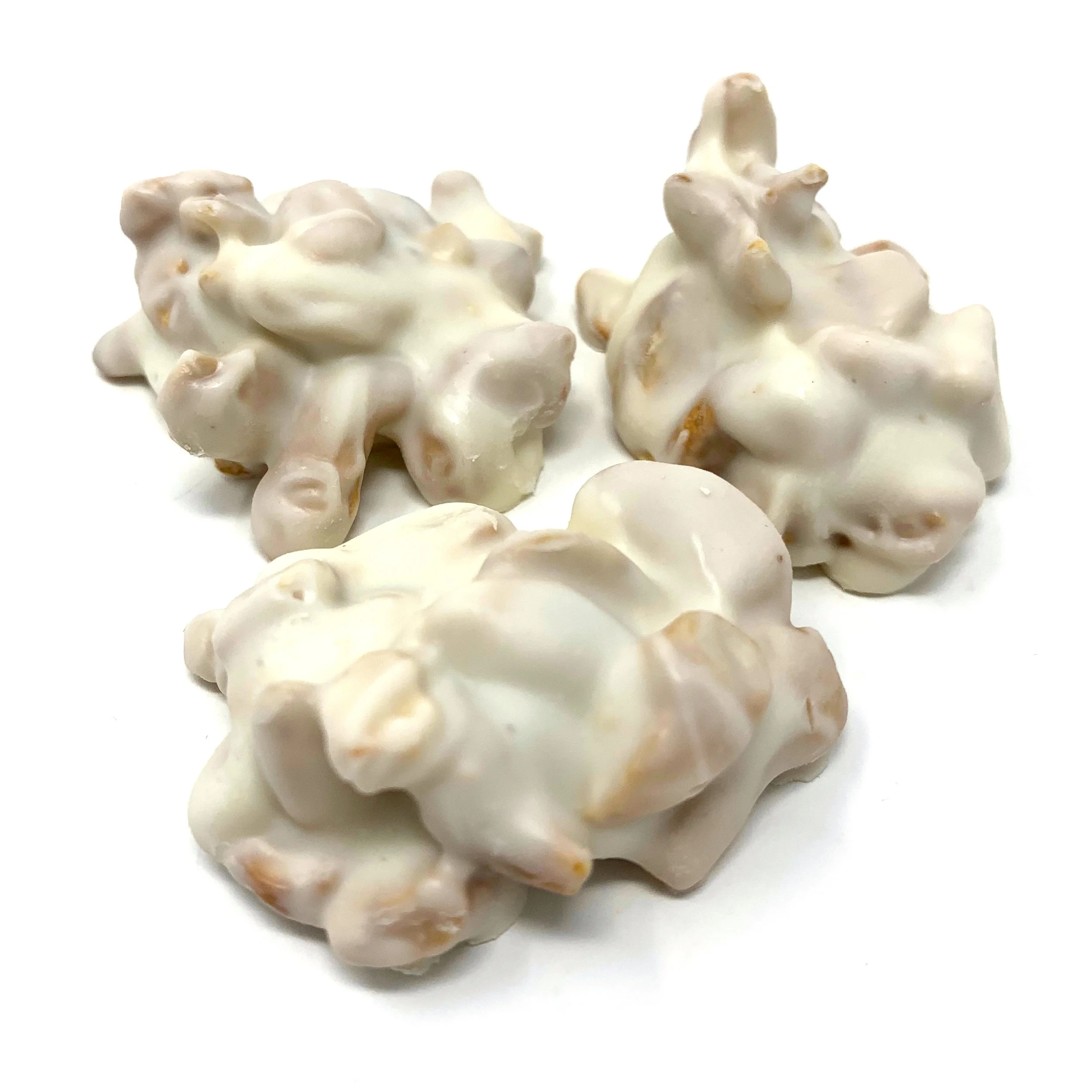 No Sugar Added White Coated Cashew Clusters