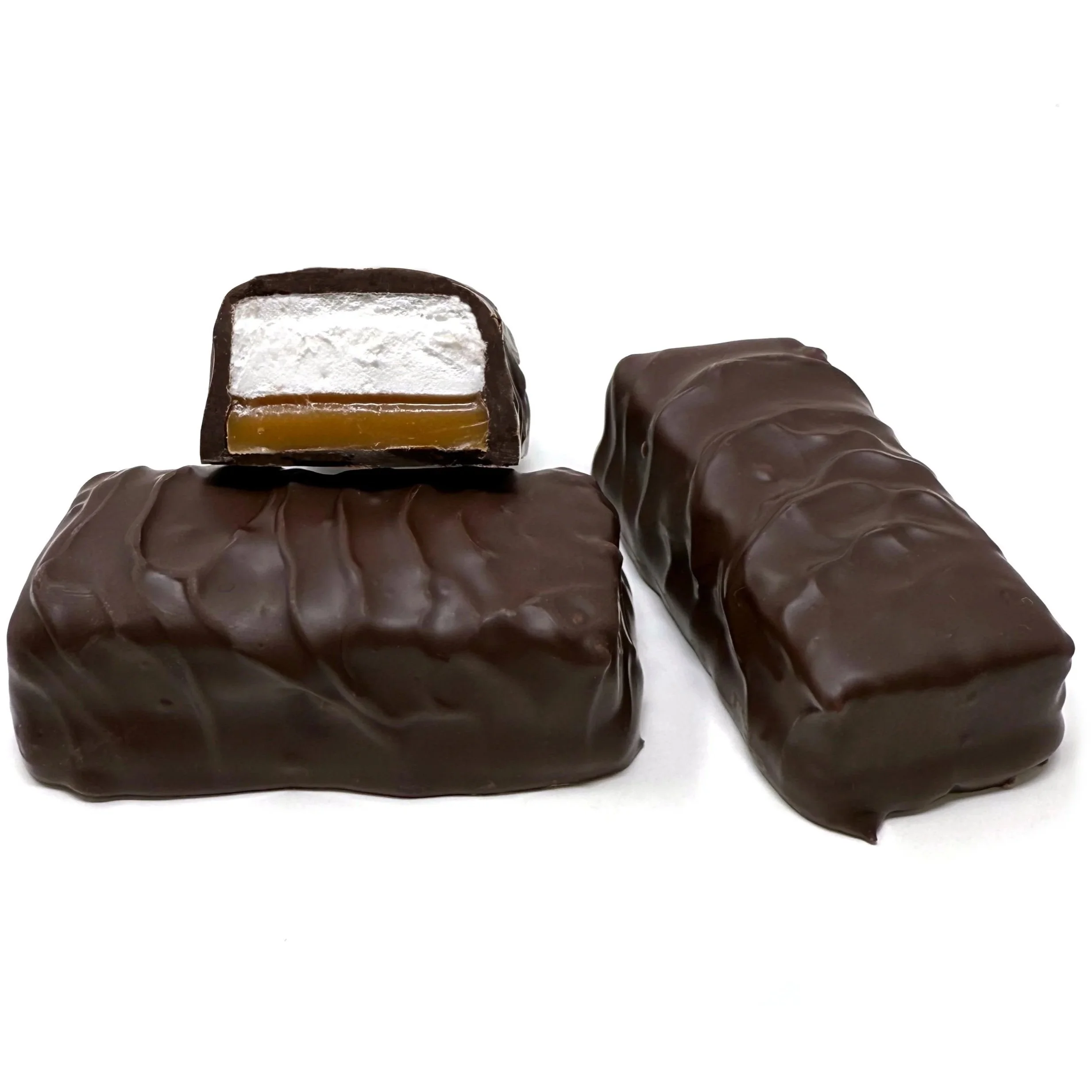 Dark Chocolate Caramel Marshmallow Bars