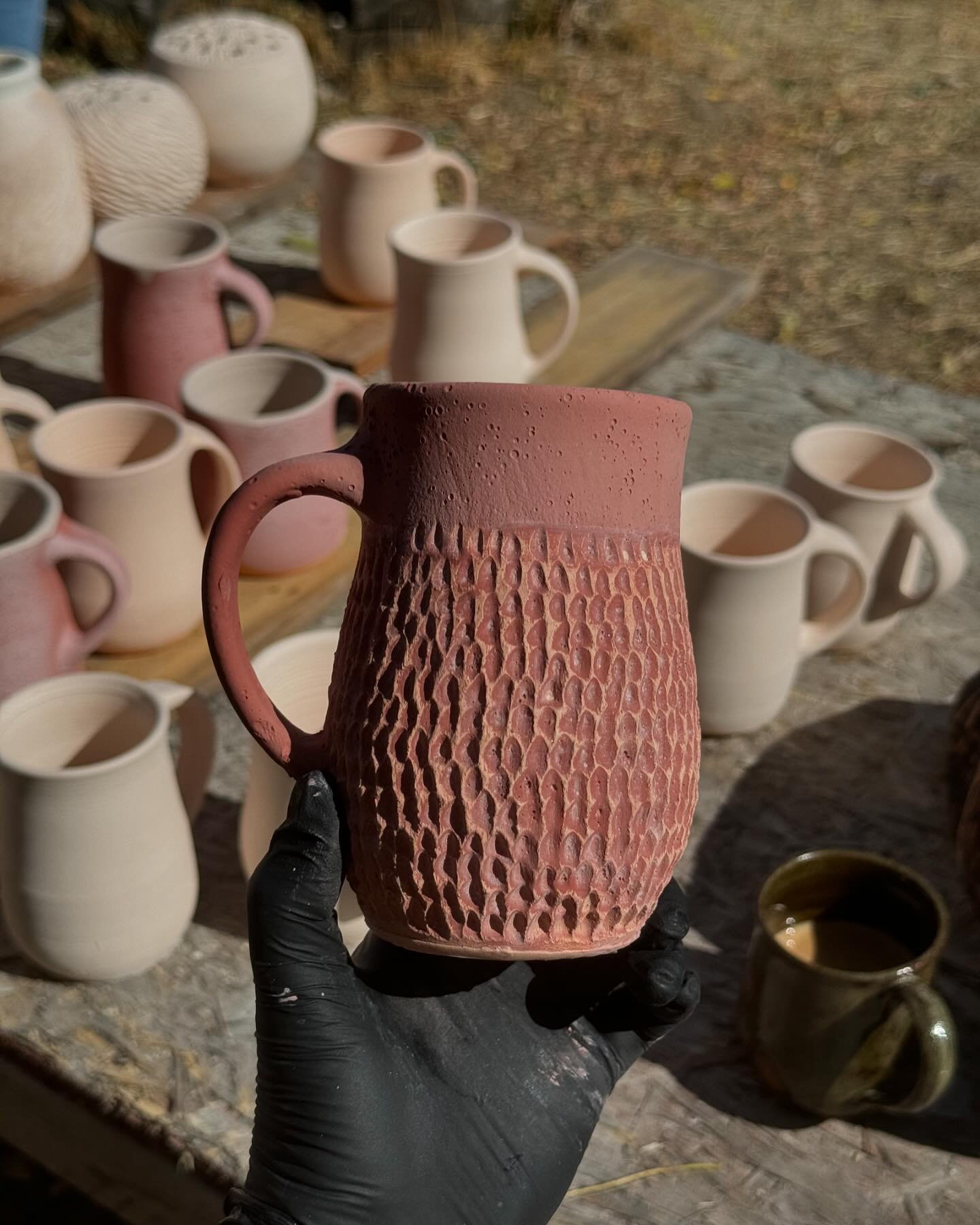 half of my woodfire mugs ran away before i was able to grab pictures on the other side. * it was, in fact, totally insane to unload and vend in the same day.

come see what&rsquo;s left and a whole pile of other freshies this thursday @renogenerator 