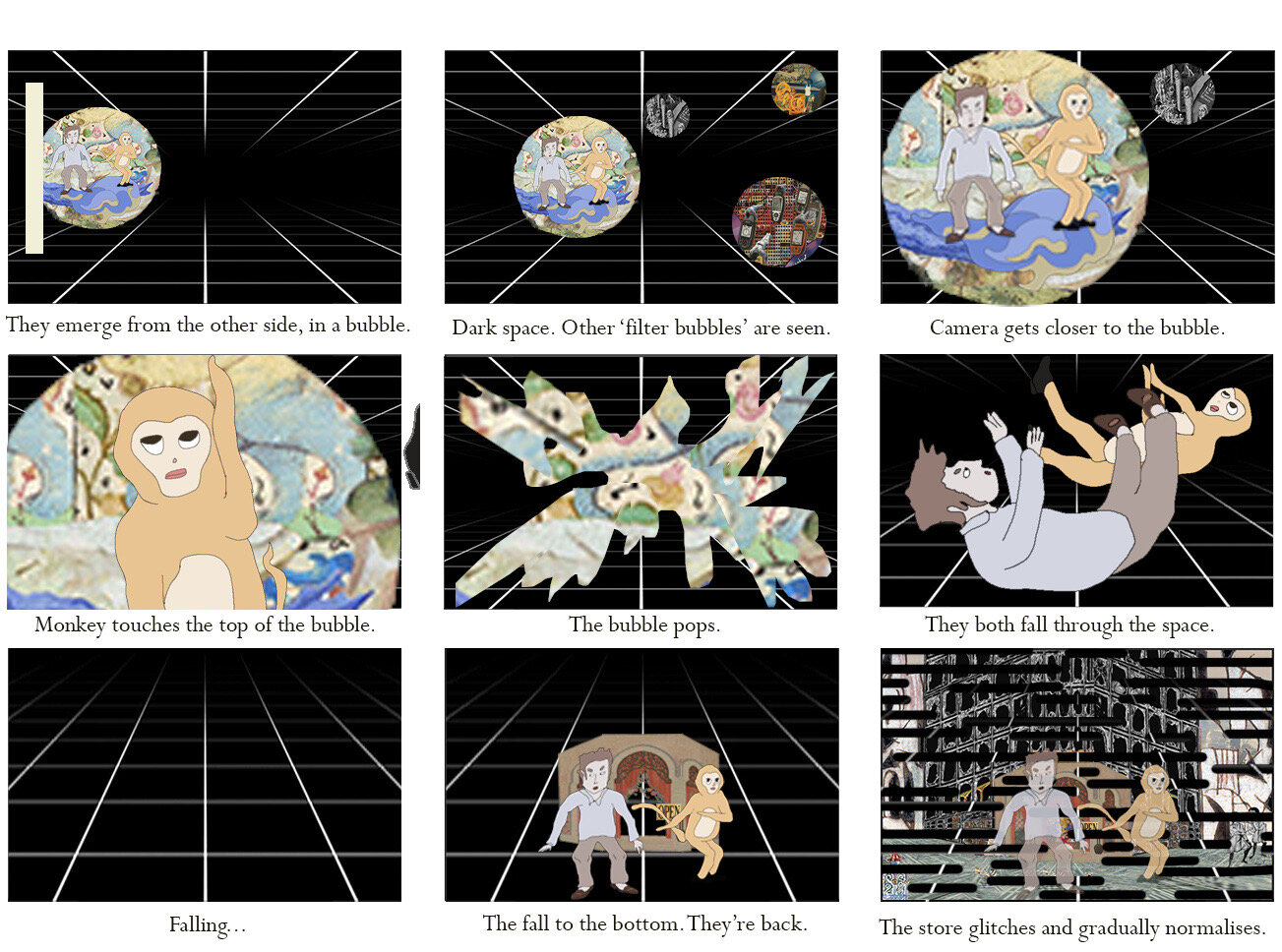 Part II c STORYBOARD with characters.JPG