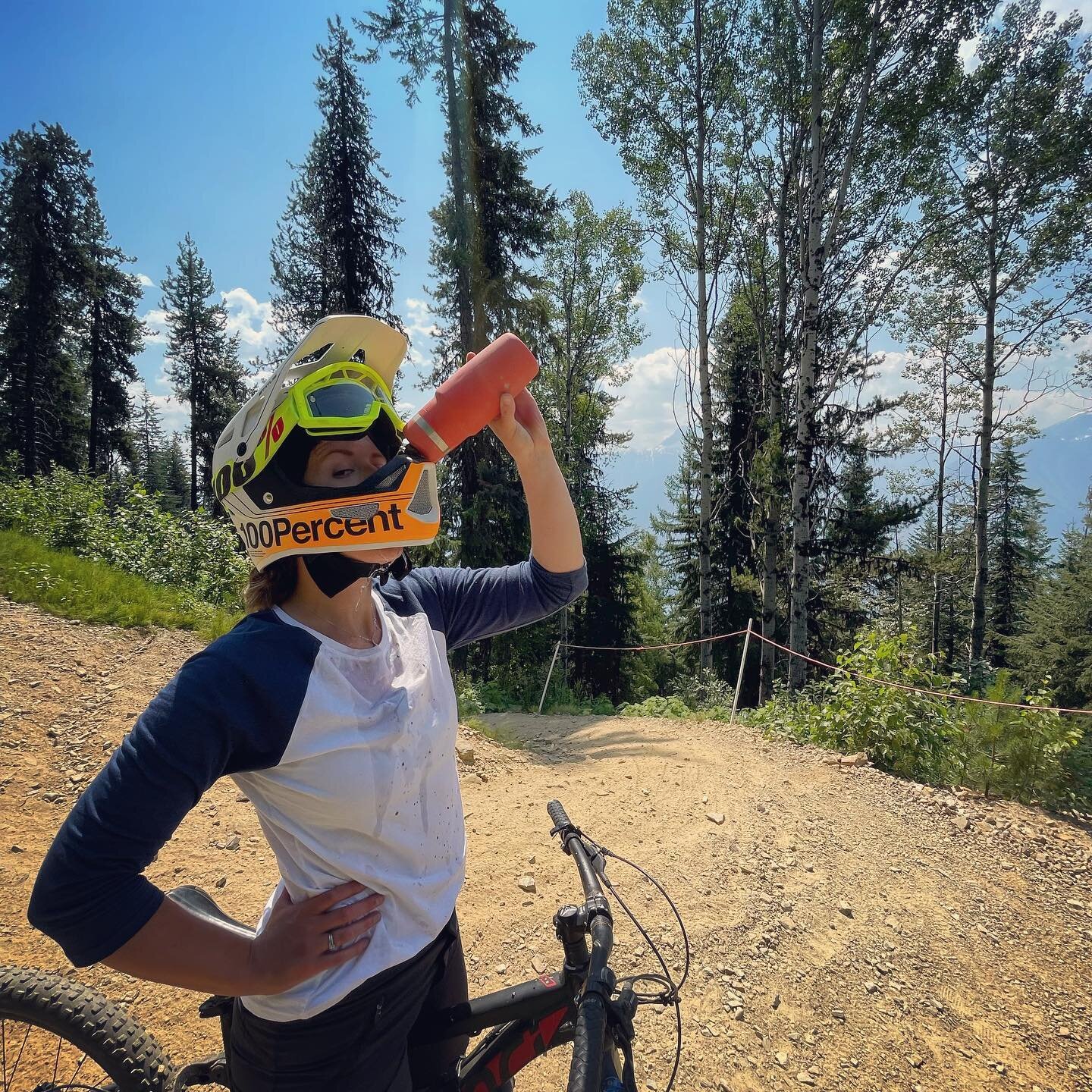 Using those squeezy plastic bike bottles, I found myself ignoring thirst ques to avoid the plastic-tasting, yucky water they produce. I finally found a stainless steel bike bottle made by Bivo, and I've been emptying it every ride! Not always all ove