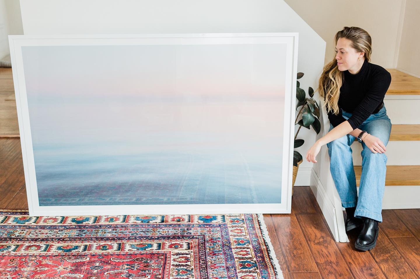 I&rsquo;m so in love with these XL size prints!  I can&rsquo;t wait to see some of the winter collection blown up huge like this, some sneak peeks of the new collection will be coming soon! 😉
.
#georgianbay #georgianbaylife #georgianbayliving #colli