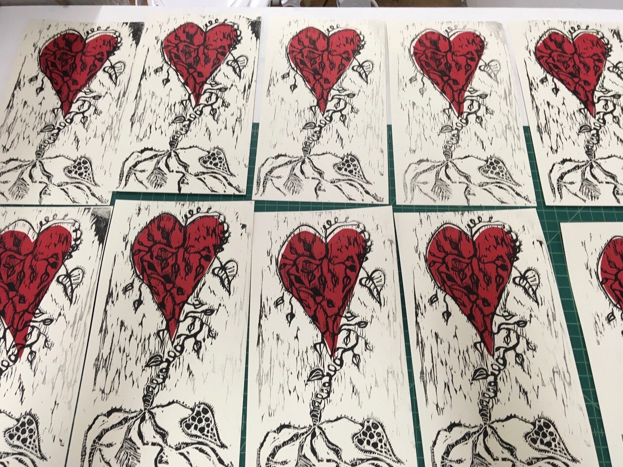 Heart Seed Prints