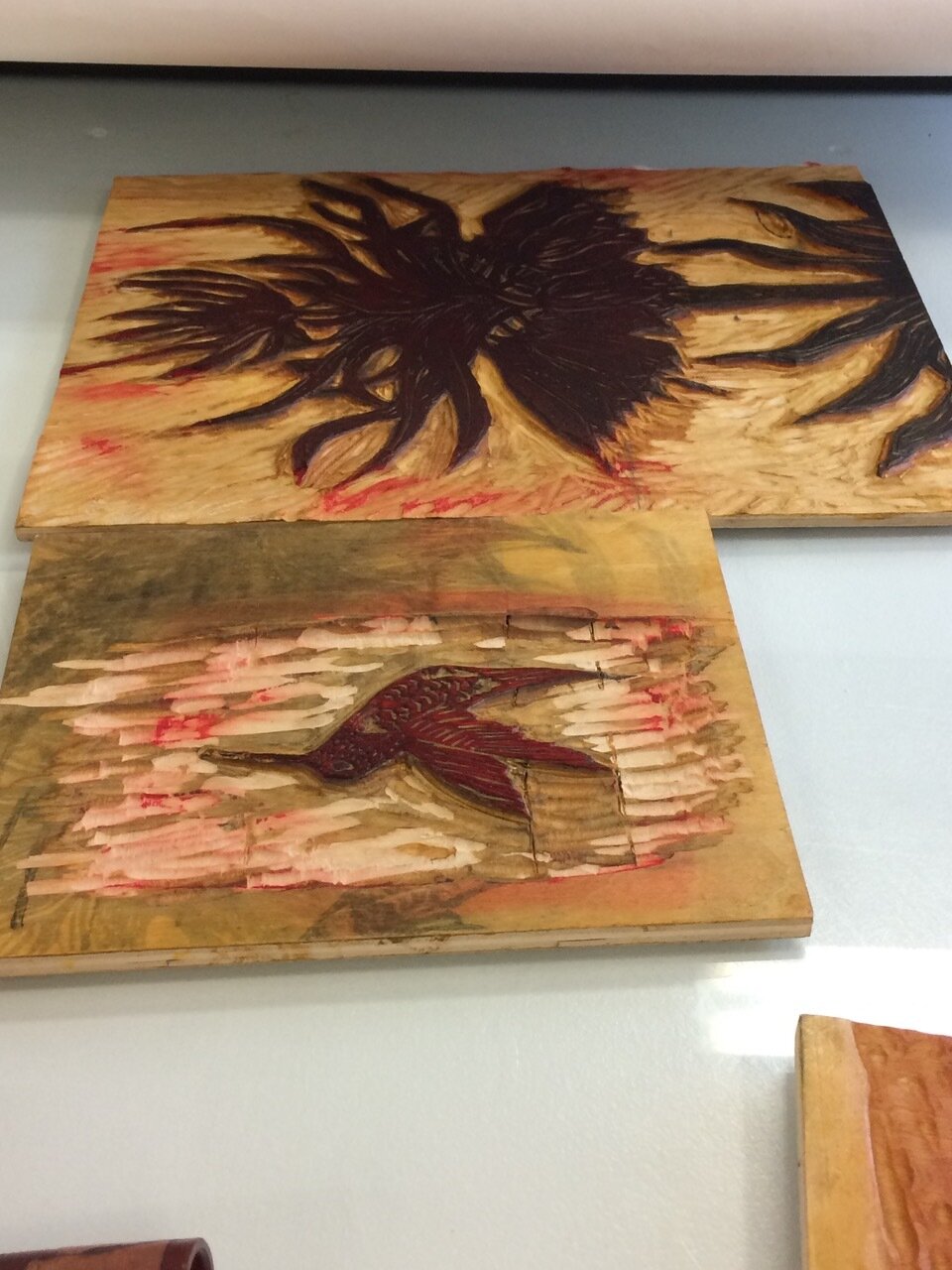  Woodblocks carved by Whitney. 