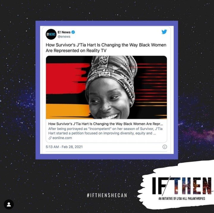 Repost from @ifthenshecan
* * * * * * * * * * * * * *

If you weren't already aware, #IfThenSheCanAmbassador and nuclear engineer, Dr. J'Tia Hart, was a 2014 contestant on CBS's revered reality show, Survivor. ⁠⁠
⁠⁠
After her appearance on the show s