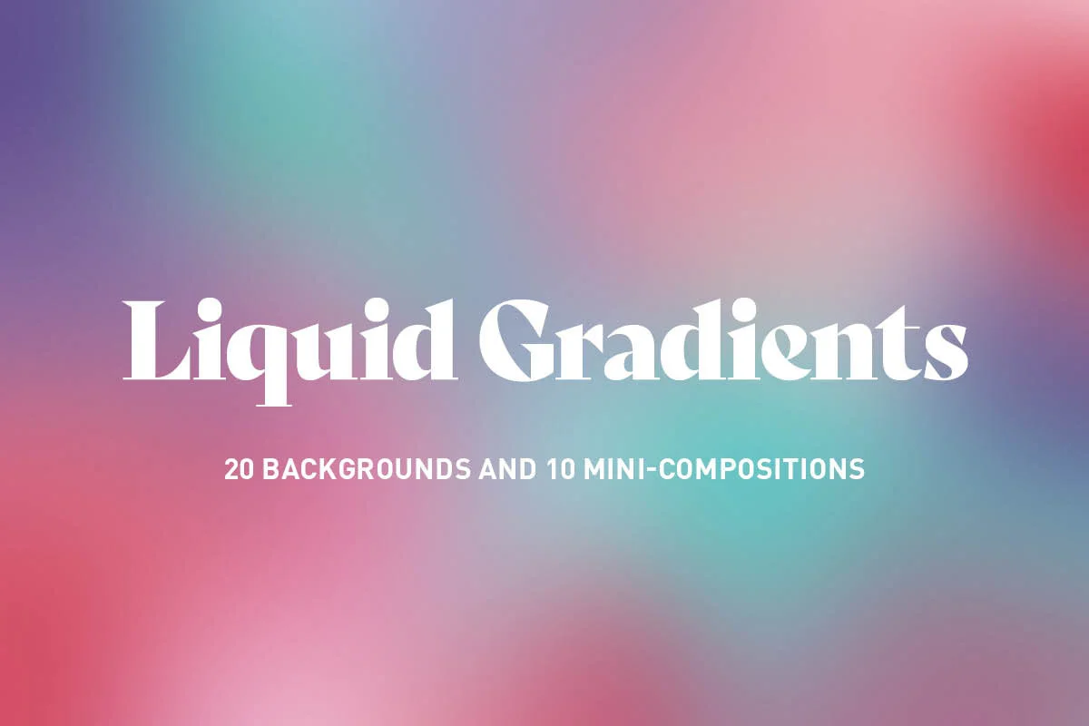 Free texture pack - liquid gradients
