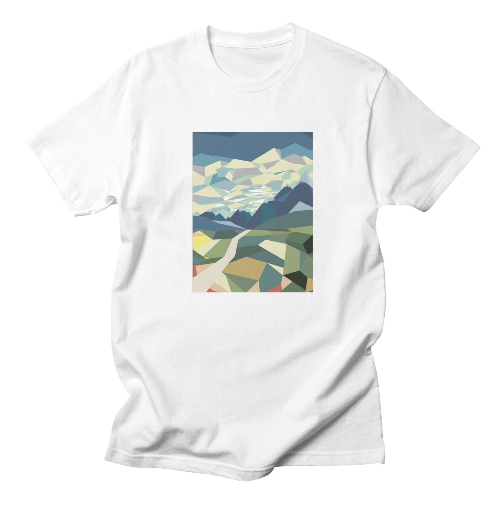 Abstract Alpine T-Shirt by Sean Crosslind