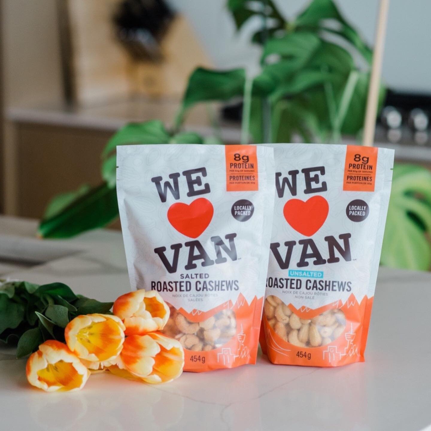A new batch of photos from Modern Mix Marketing for We Love Van&rsquo;s nutty new product launch. 🥜
&mdash;&mdash;
These 1lb (454g) packs of cashews, almonds, hazelnuts, walnuts, pistachios, or peanuts are family-sized and perfect for snacking, baki