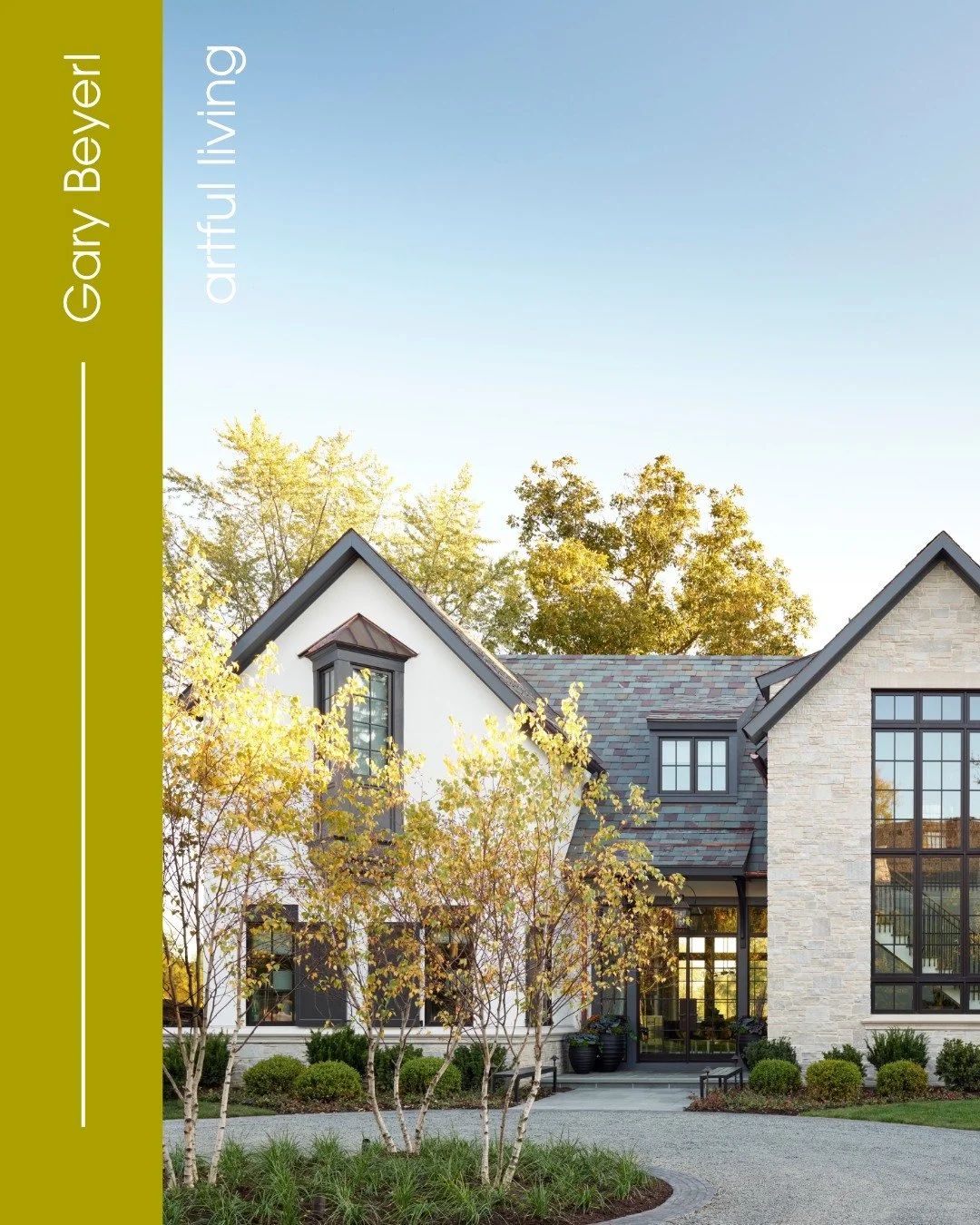 An Excerpt from &ldquo;New View: A Curated Visual Gallery: Twenty Magnificent Homes by Midwest Architects&quot; by Beth Benton Buckley:

Gary Beyerl | @bba_architects_chicago

&quot;With its elegant stone, stucco, brick, and slate fa&ccedil;ade, this