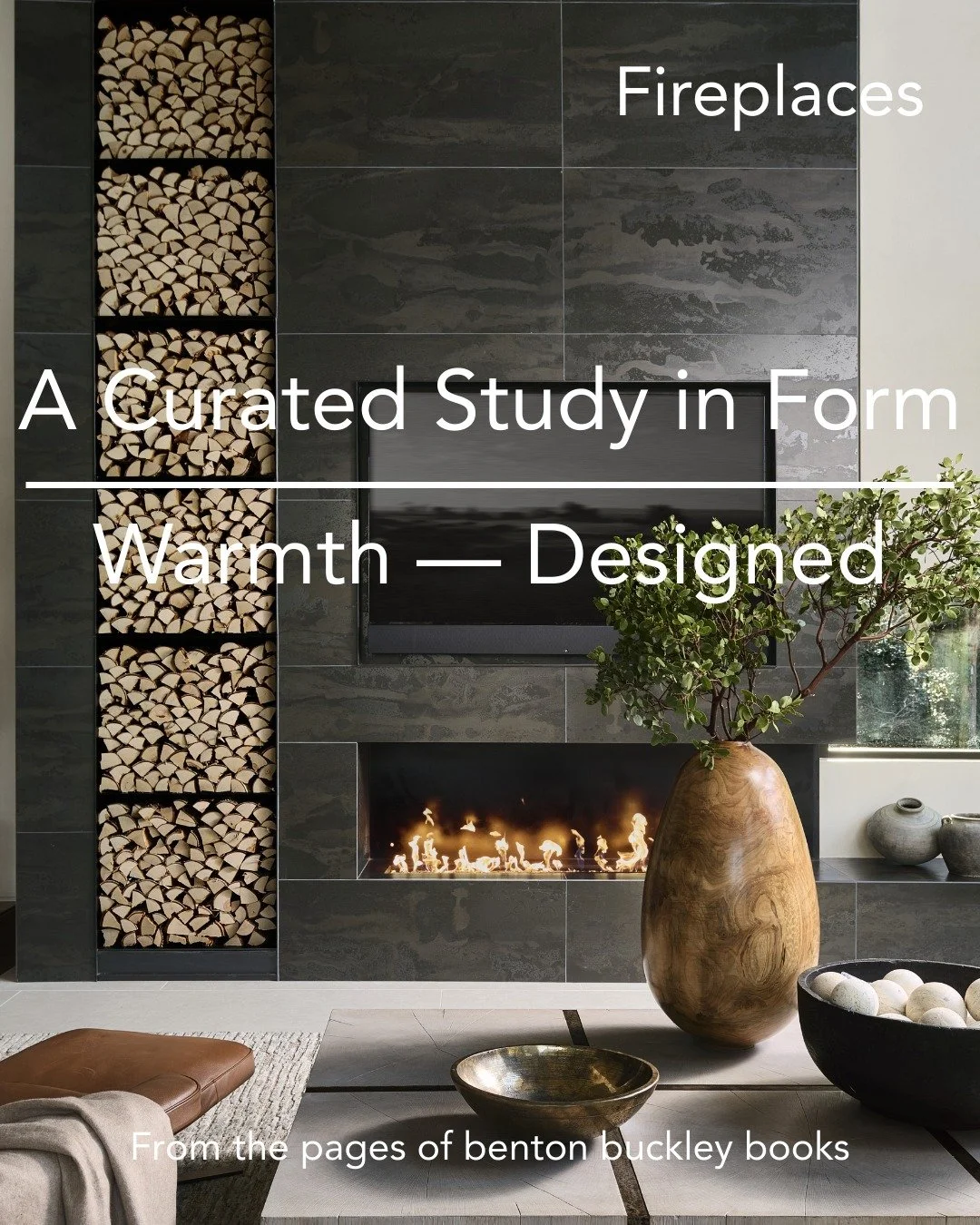 Not just warmth &mdash; wonder. Our pages celebrate the firelit magic of form, function, and flame. Add beauty to your bookshelf &mdash; link in bio.

@ipgbook #BentonBuckleyBooks #InteriorAlchemy #CuratedLiving