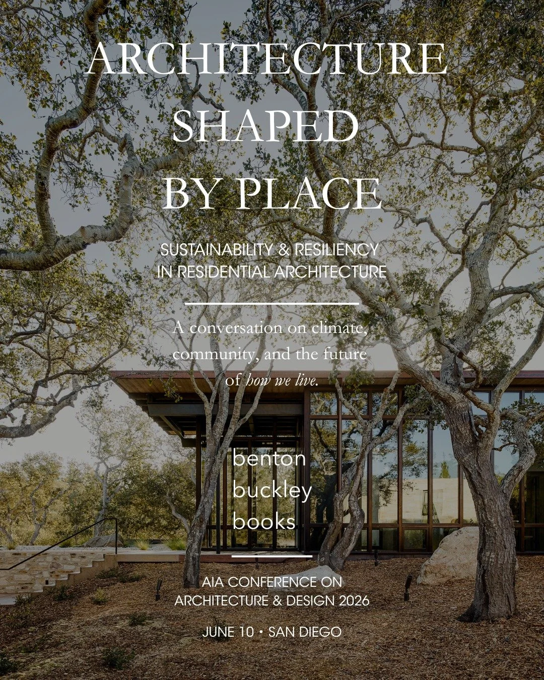 This June, we are honored to join the AIA Conference on Architecture &amp; Design 2026 for a conversation exploring sustainability, resilience, and the future of residential architecture &mdash; featuring architects Michael Holliday, FAIA, LEED AP, @