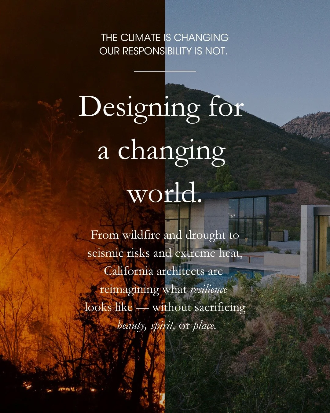The climate is changing. Our responsibility is not.

This June, benton buckley books is honored to participate in the AIA Conference on Architecture &amp; Design 2026, joining a distinguished panel of architects whose work demonstrates how beauty and