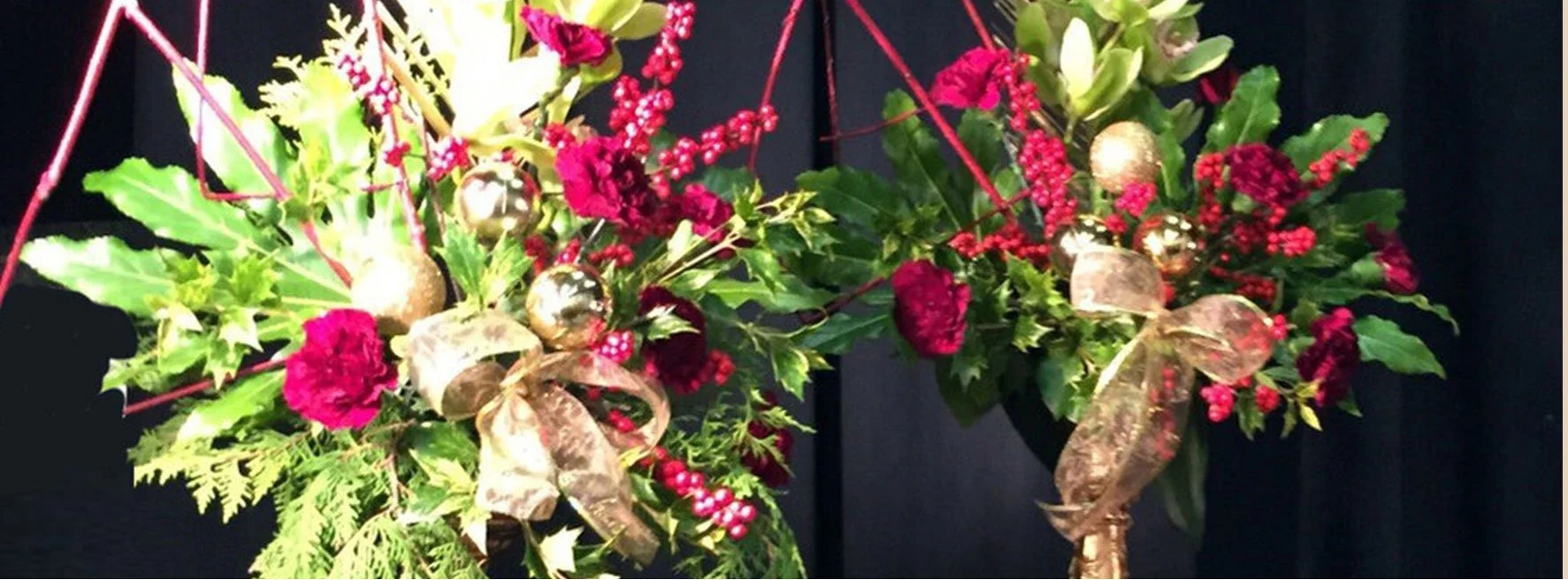 Tenbury Floral Art Club Christmas Demonstration