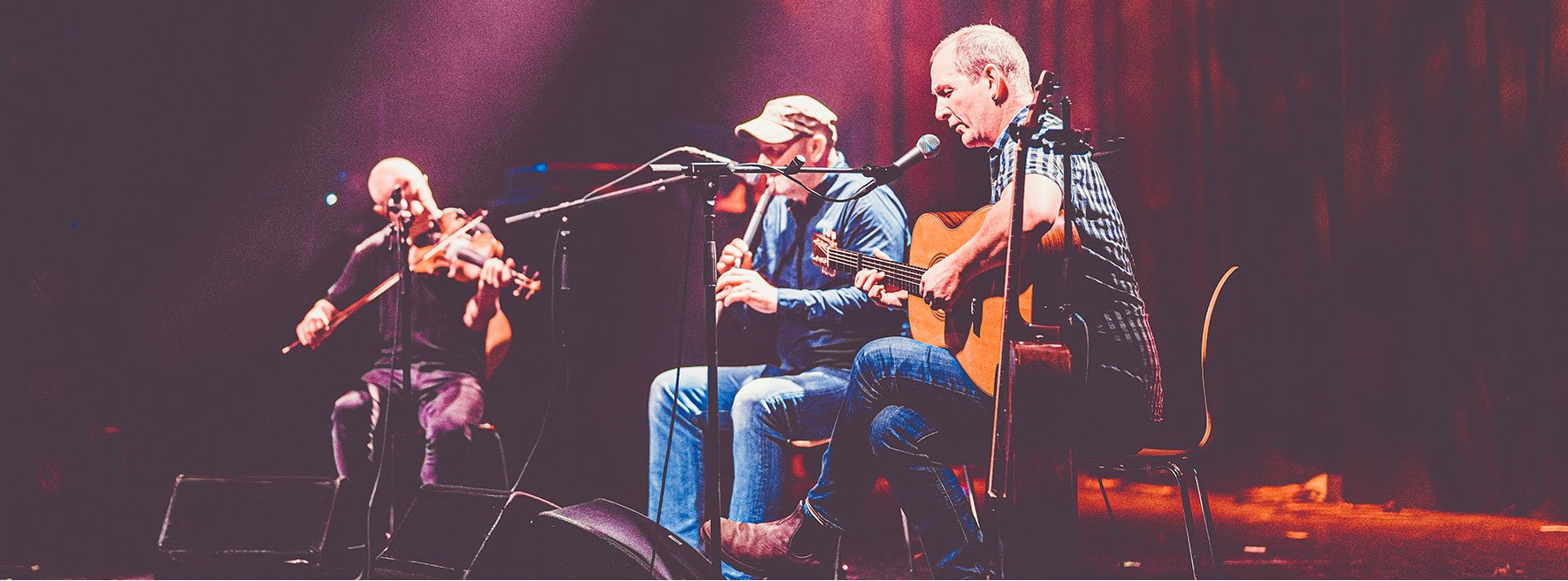 Michael McGoldrick, John McCusker and John Doyle