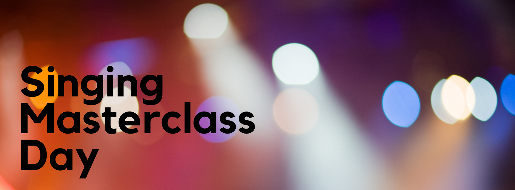 Singing Masterclass Day