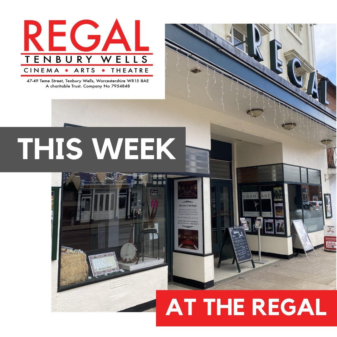 This week at the Regal Tenbury Wells ... 
Book your tickets via www.regaltenbury.co.uk or at the box office in person of by telephone 01584 811442 (open Mon - Fri 10am-12.30pm and Sat 10am-1pm)

#regaltenbury #whatsontenbury #tenburywells #worcesters