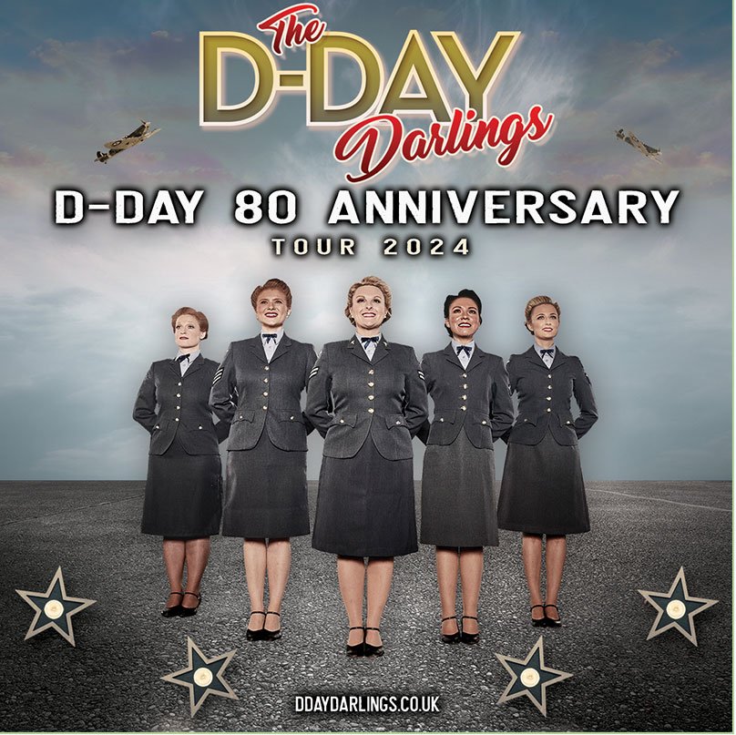 Join us at the Regal Tenbury Wells on Thursday 30th May for a sensational live performance by The D-Day Darlings ahead of the 80th anniversary of the D-Day landings, taking place on 6th June this year. 

📅Thursday 30 May, 7.30pm
🎟 https://bit.ly/4a
