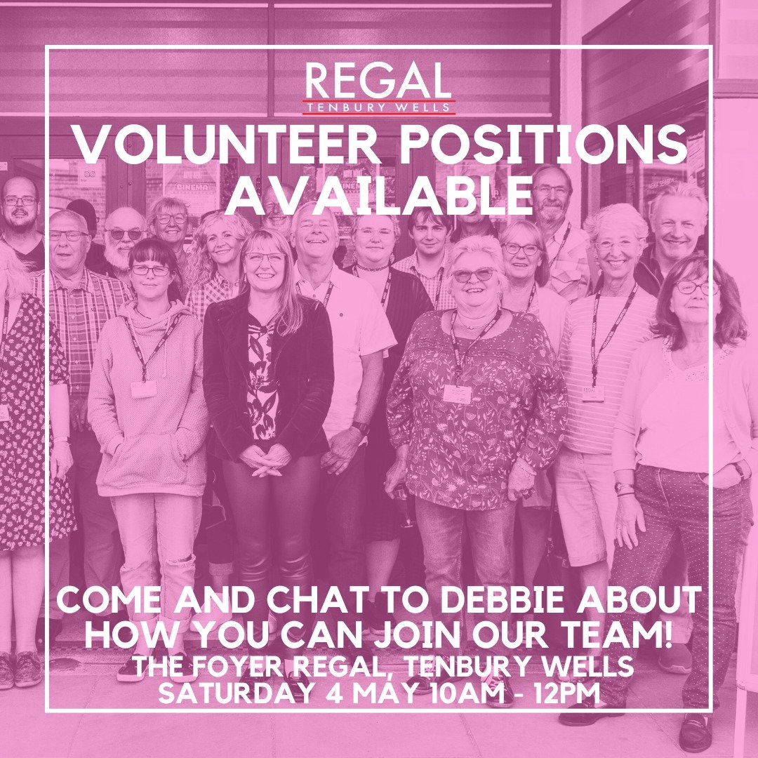 The Regal is seeking dedicated volunteers with a flair for entertainment and a heart for community. 

Whether you're skilled in customer service, have technical skills or simply enjoy the magic of the silver screen, we invite you to join our team. 

