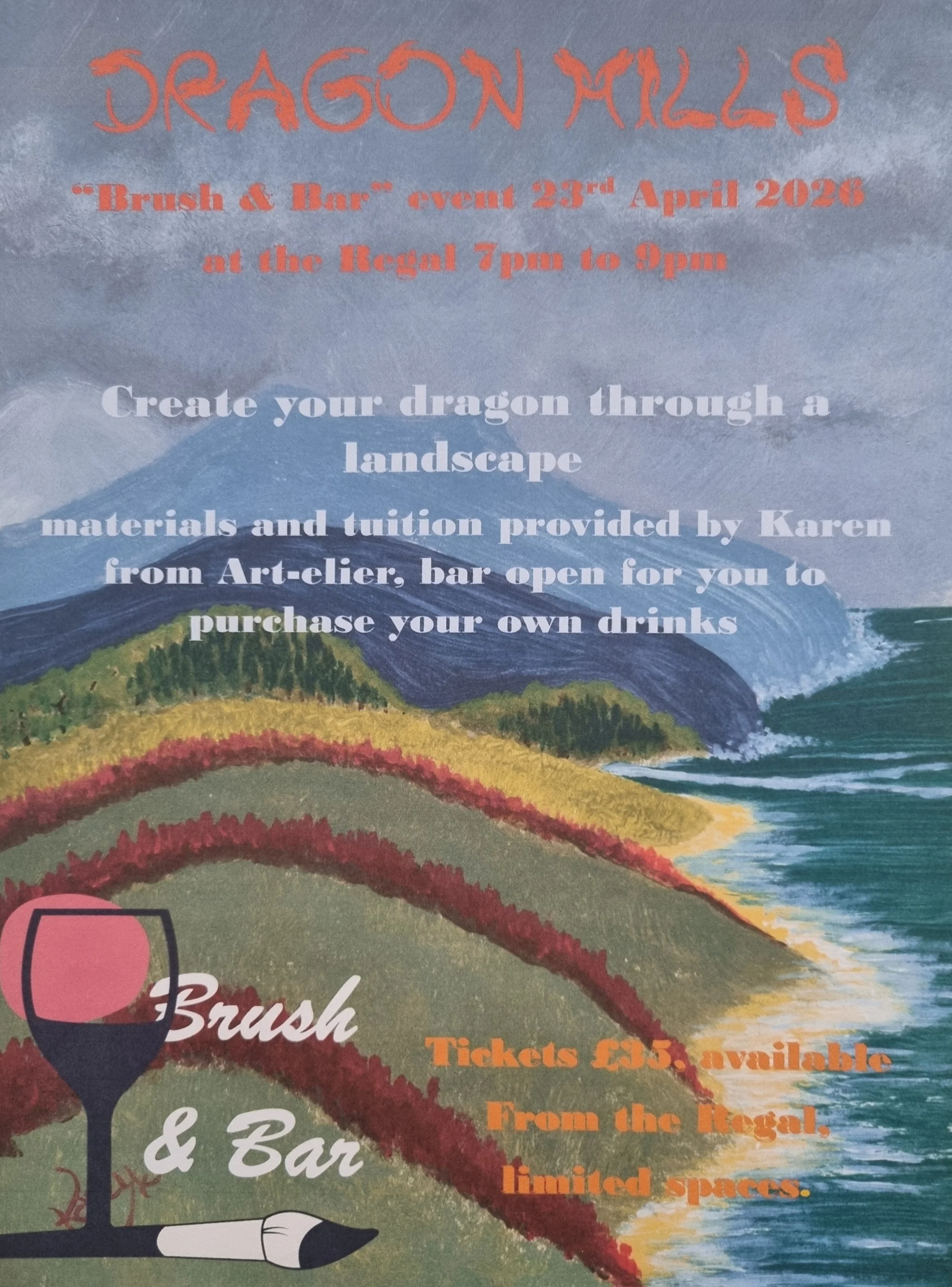 Dragon Hills Painting Workshop with Karen Lee of Art-elier