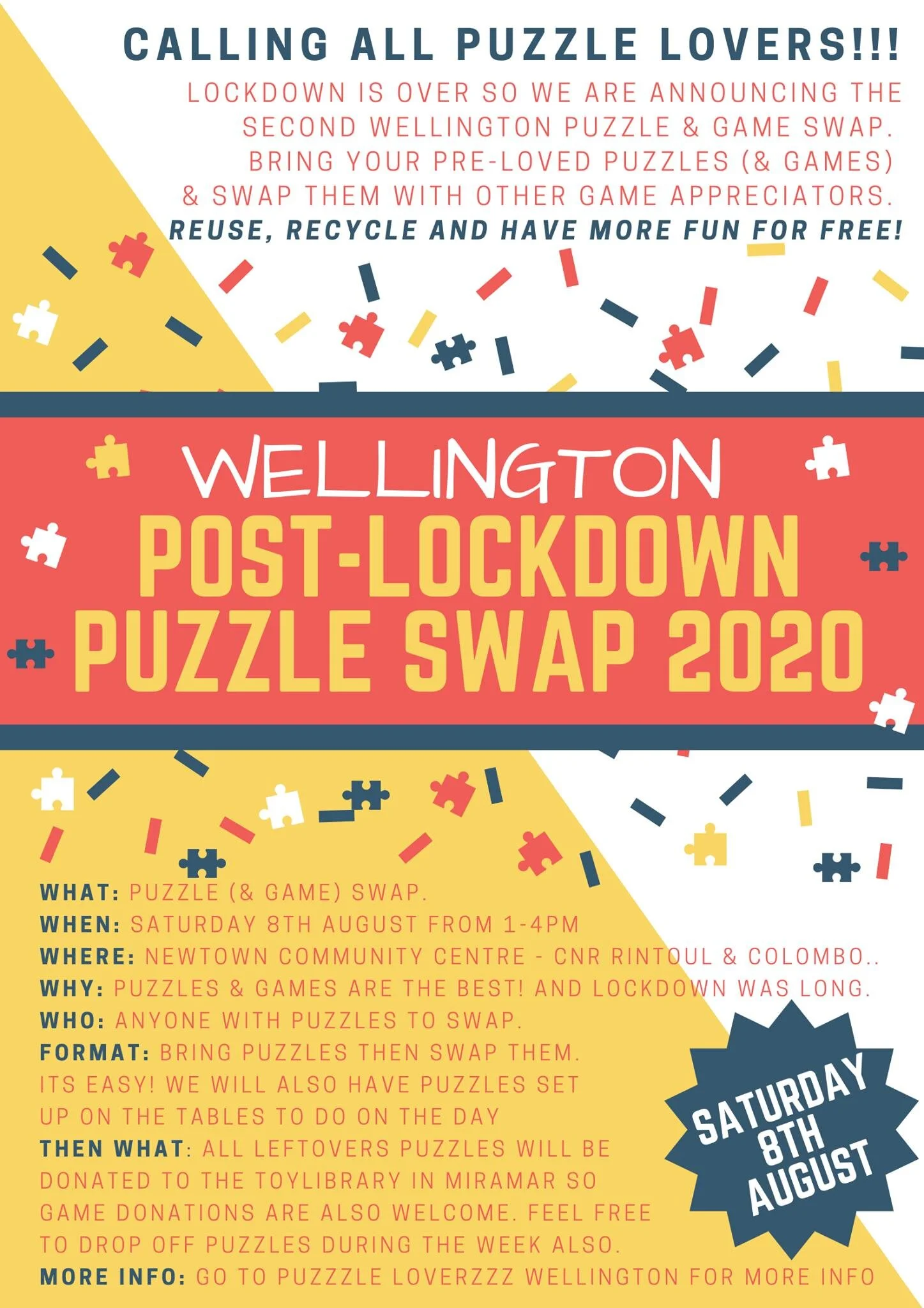 Puzzle Swap - Newtown Community Centre