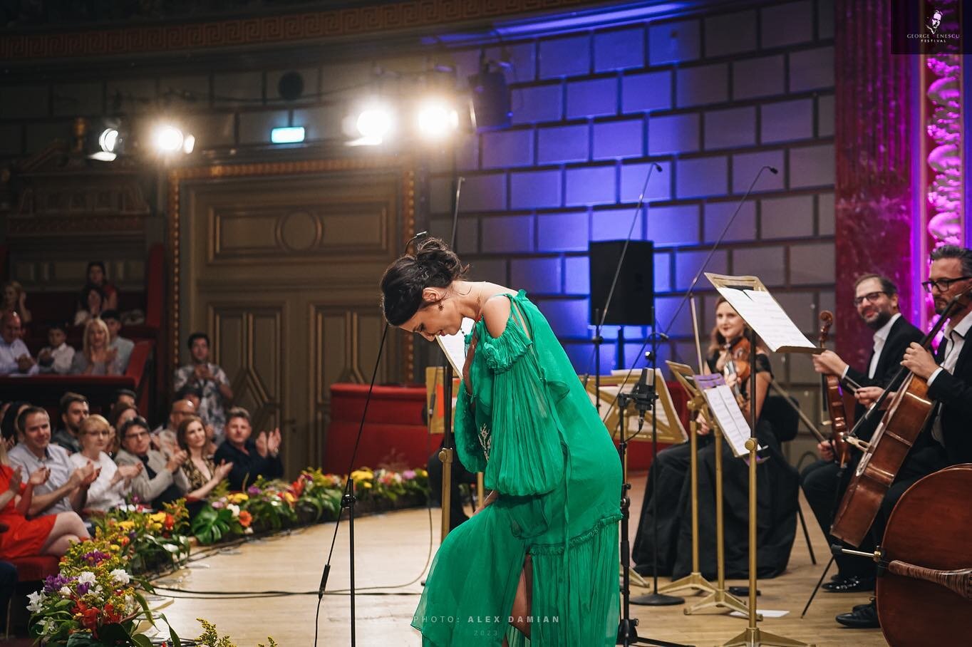 Some impressions from that only night at the Romanian Atheneum for the @enescu_festival . Thank you everyone! Va multumesc si ma &icirc;nchin! 

&ldquo;The international recognition she enjoys says everything about the artistic act she can produce. I